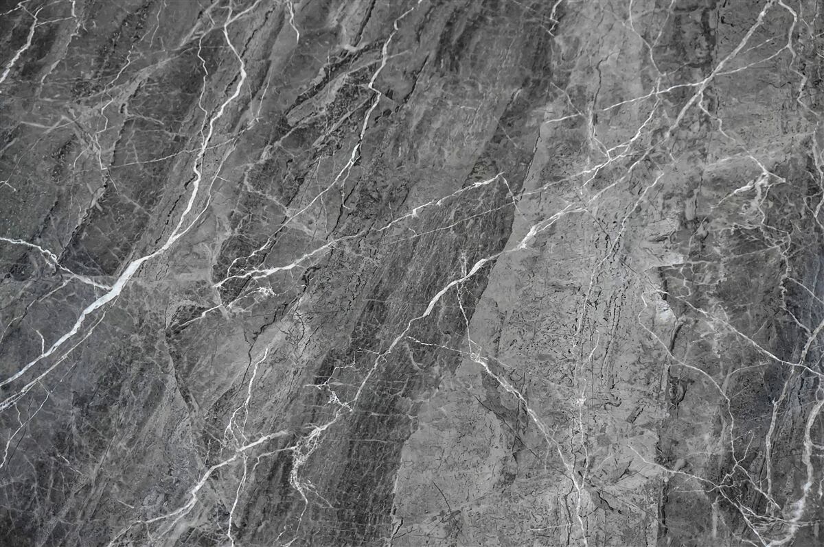 Фотошпалери сірий мармур з білими прожилками