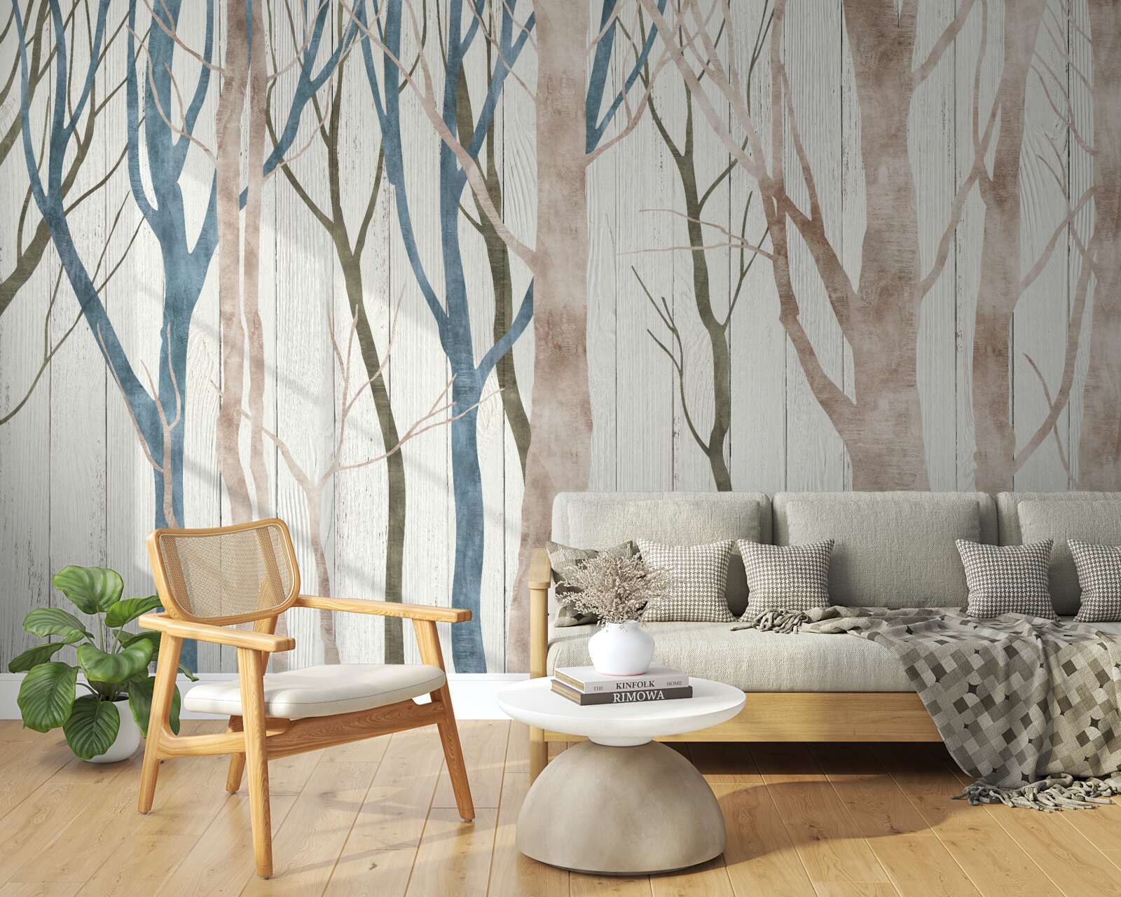 Фотошпалери образ похиленого лісу