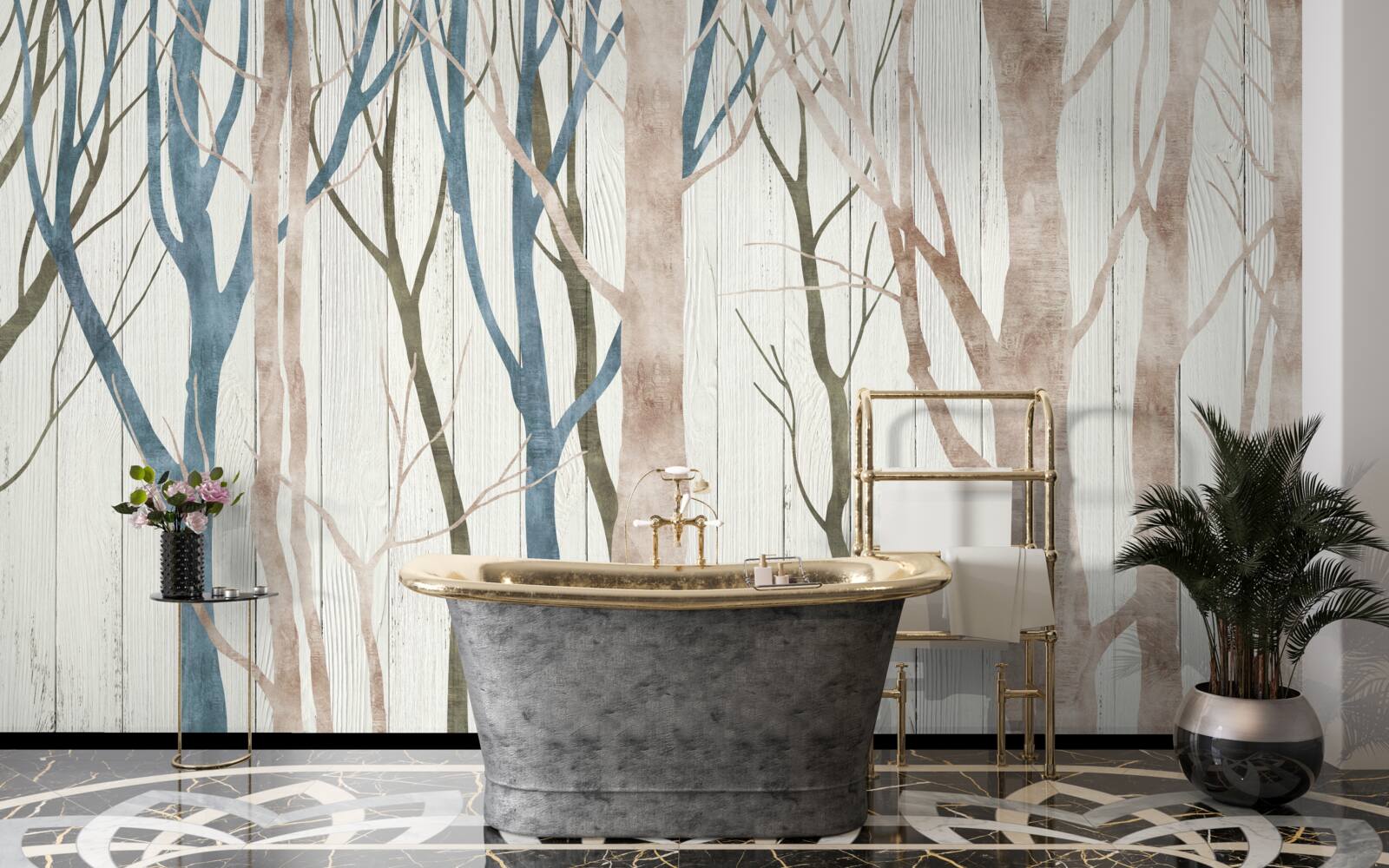 Фотошпалери образ похиленого лісу