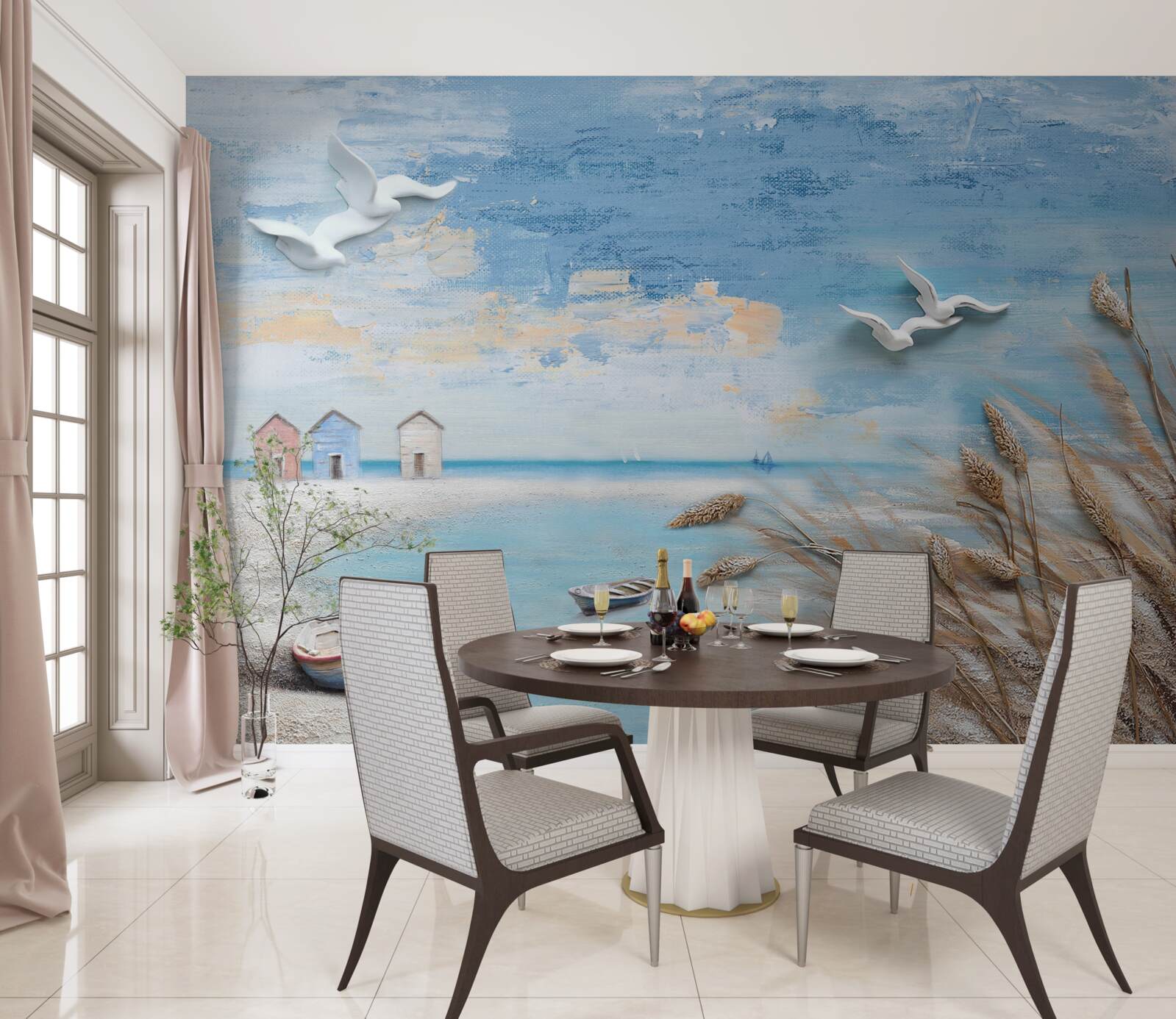 Фотошпалери узбережжя в осінній сезон