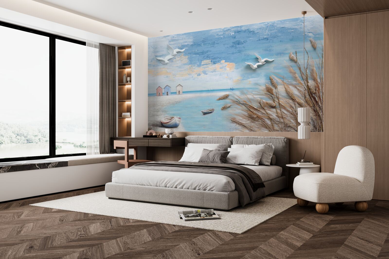 Фотошпалери узбережжя в осінній сезон