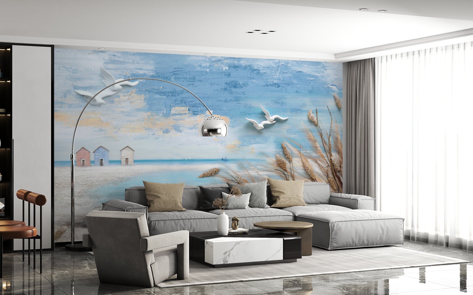 Фотошпалери узбережжя в осінній сезон