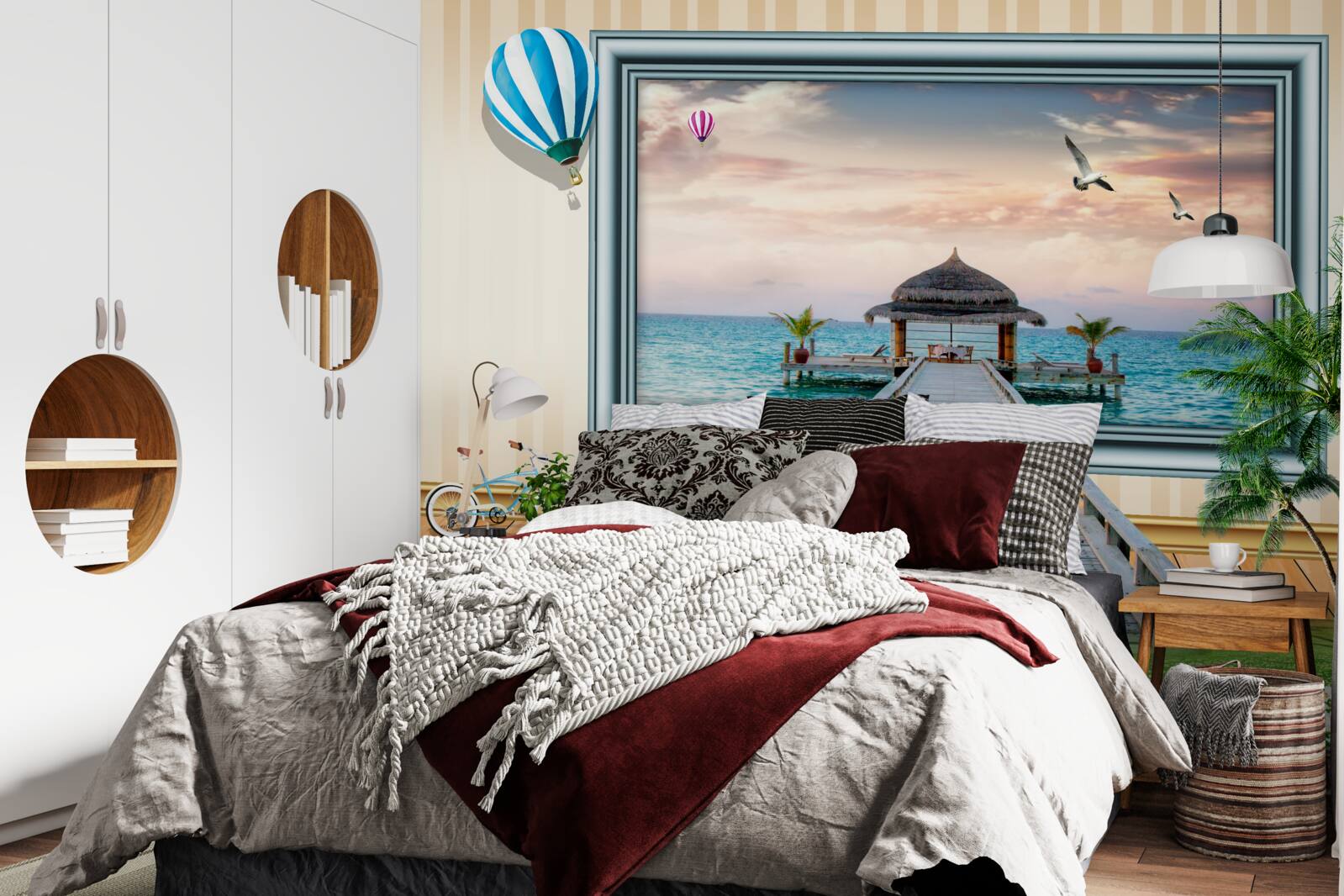 Фотошпалери картина з морським доком