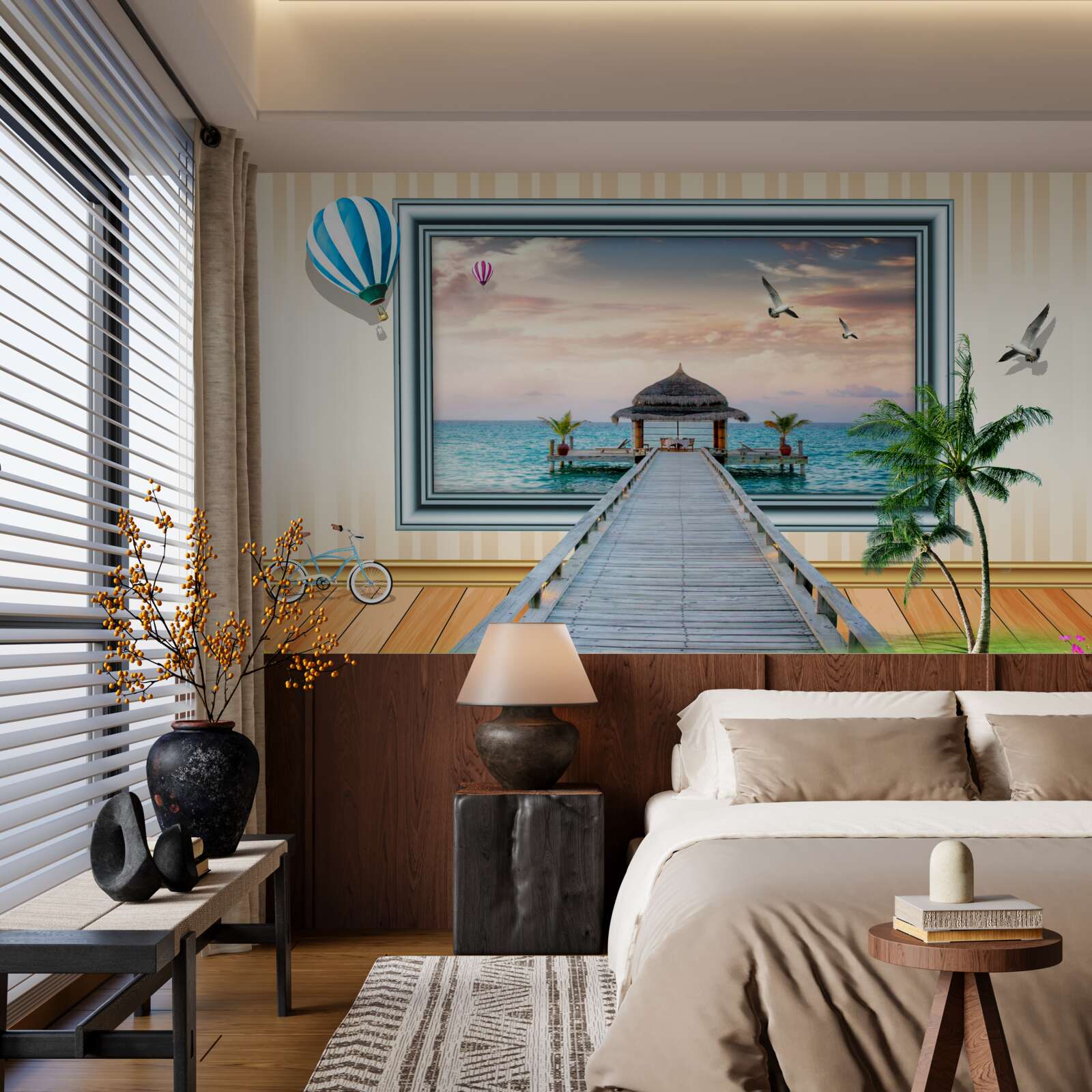 Фотошпалери картина з морським доком