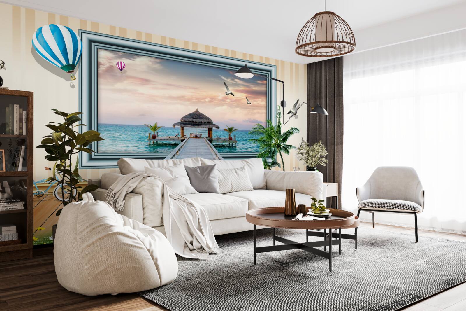 Фотошпалери картина з морським доком