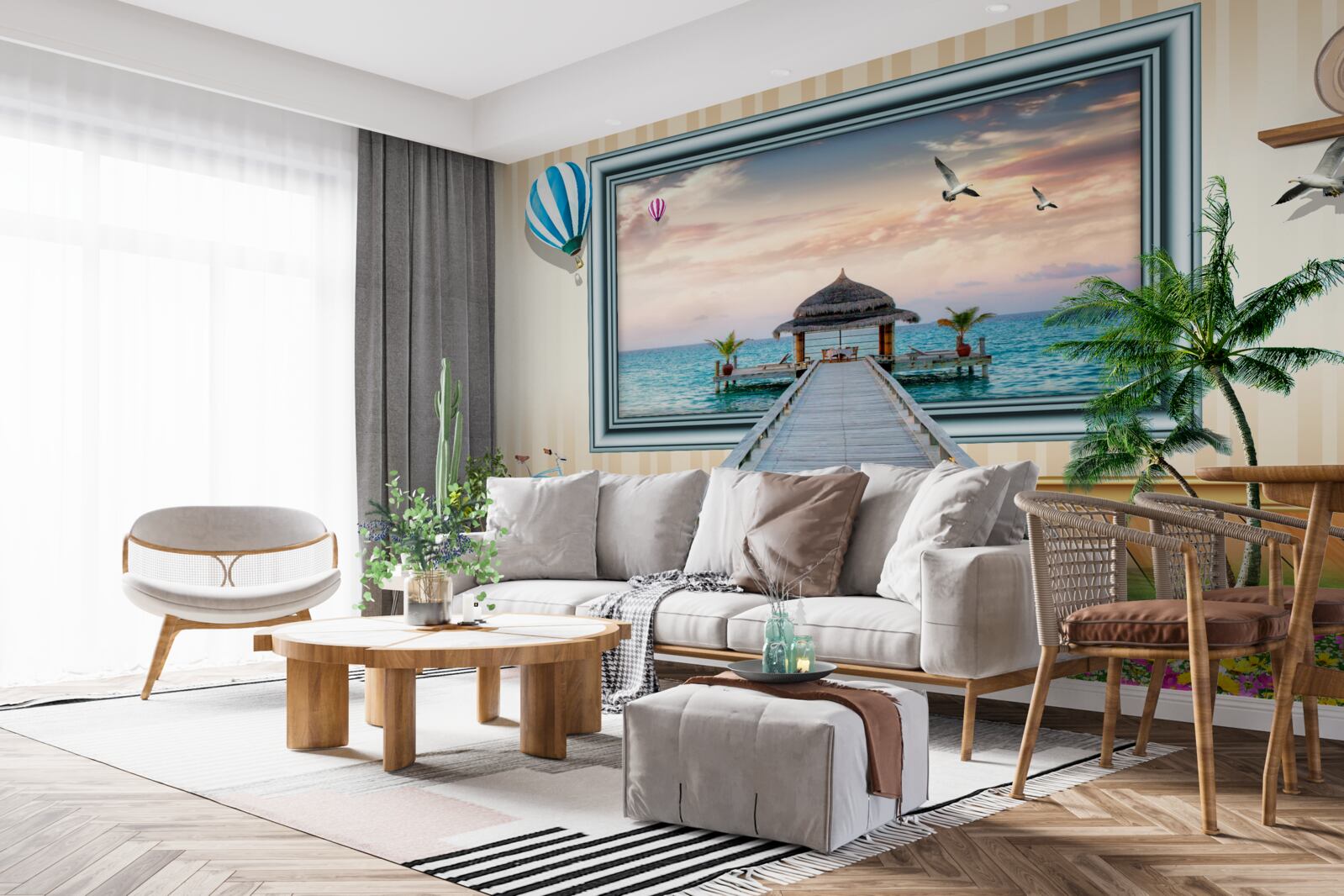 Фотошпалери картина з морським доком