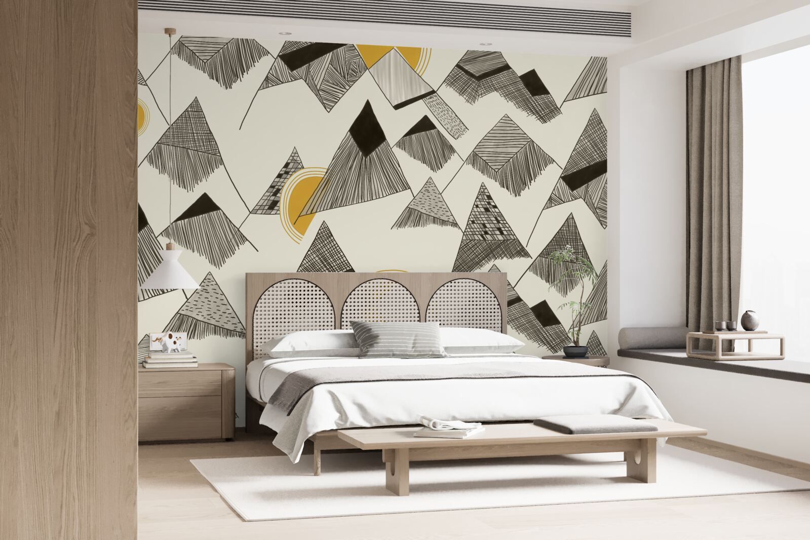 Фотошпалери гострі піки та гірські вершини