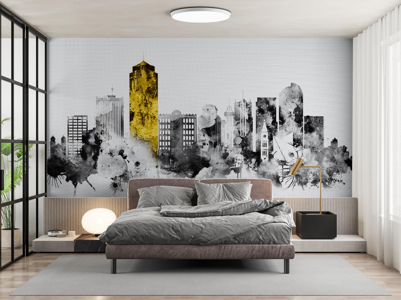 Фотошпалери місто абстрактно