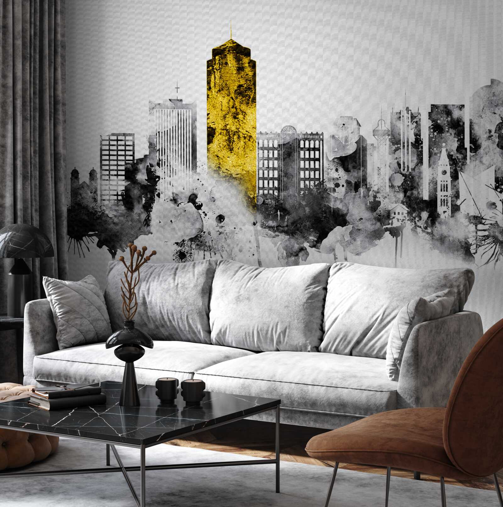 Фотошпалери місто абстрактно