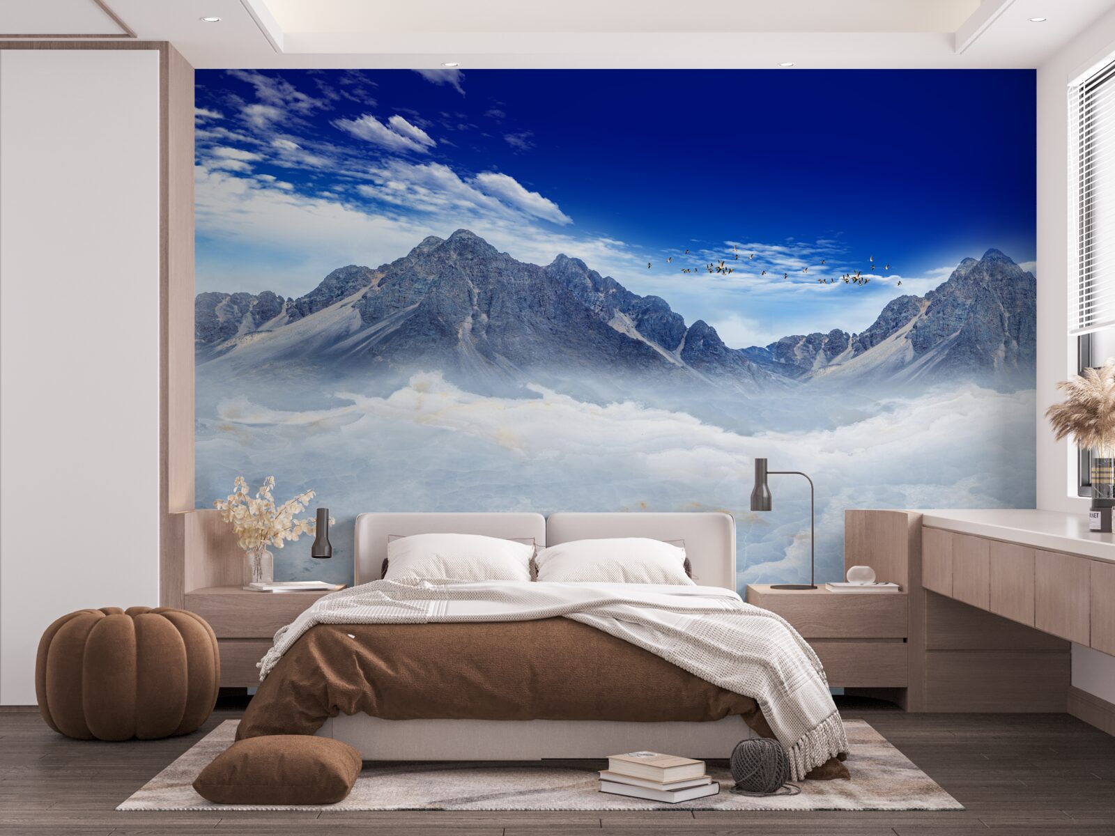 Фотошпалери чарівна завіса гірського туману