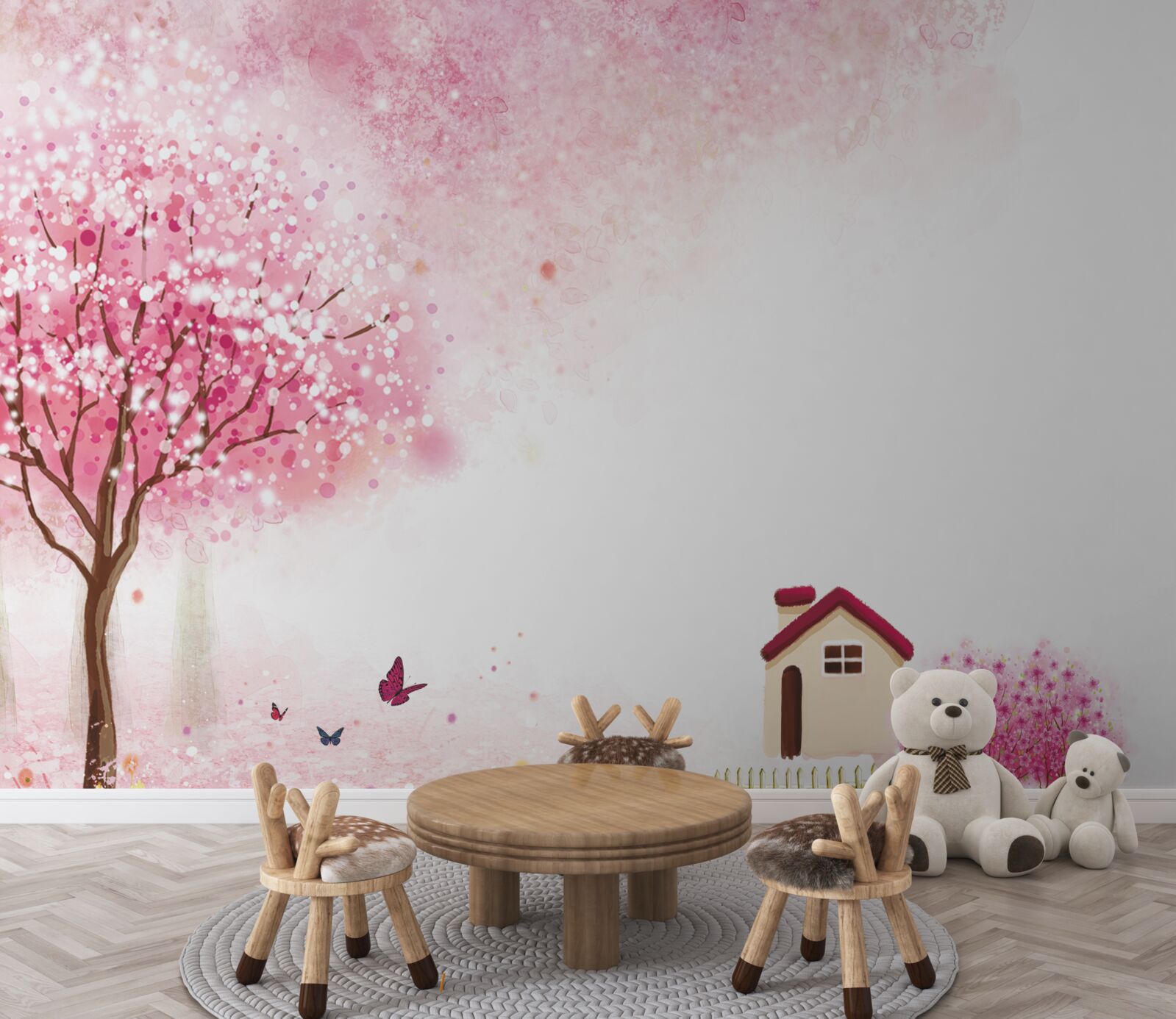 Фотошпалери Садовий будиночок в японському стилі