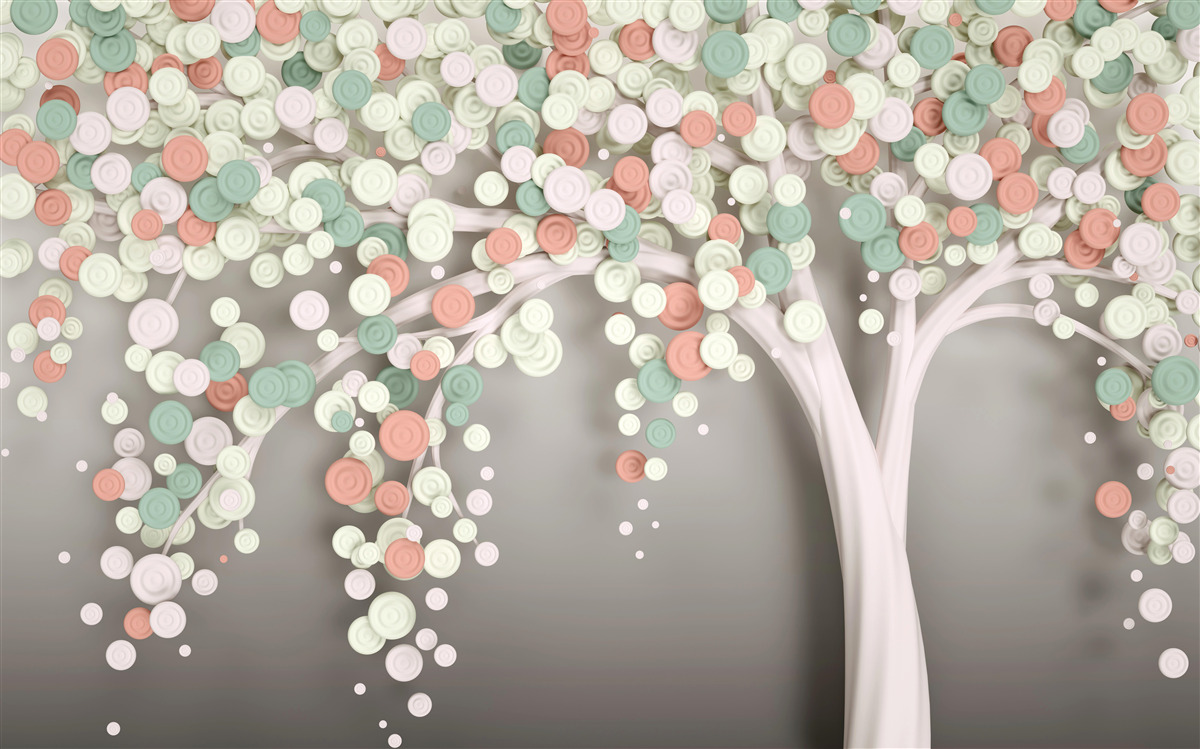 Фотошпалери листя на дереві восени