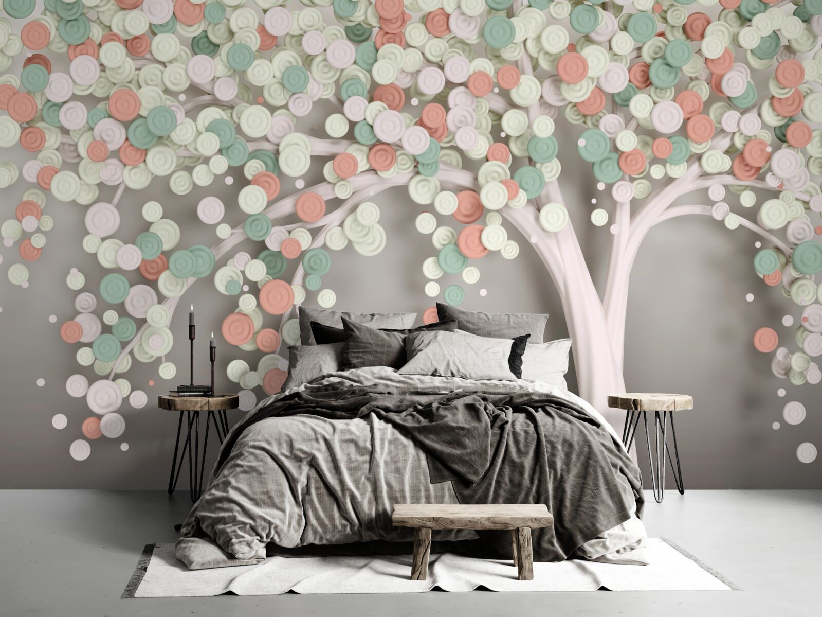 Фотошпалери листя на дереві восени