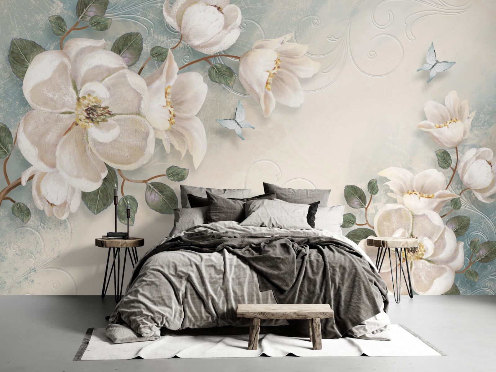 Фотошпалери Білосніжні пелюстки ніжності