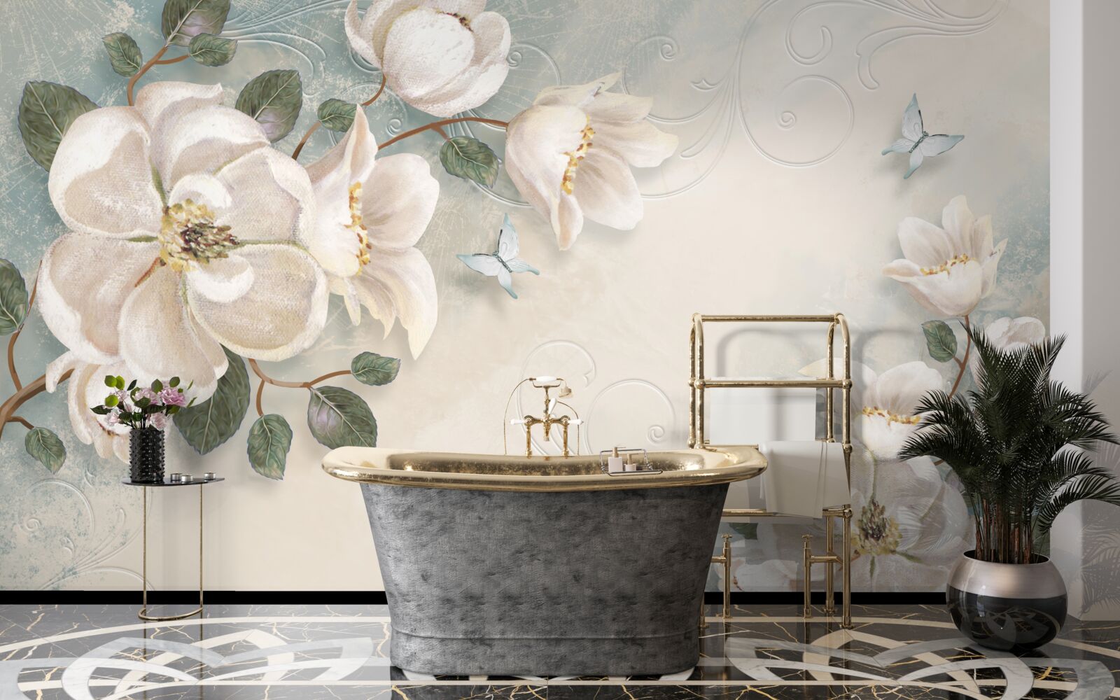 Фотошпалери Білосніжні пелюстки ніжності