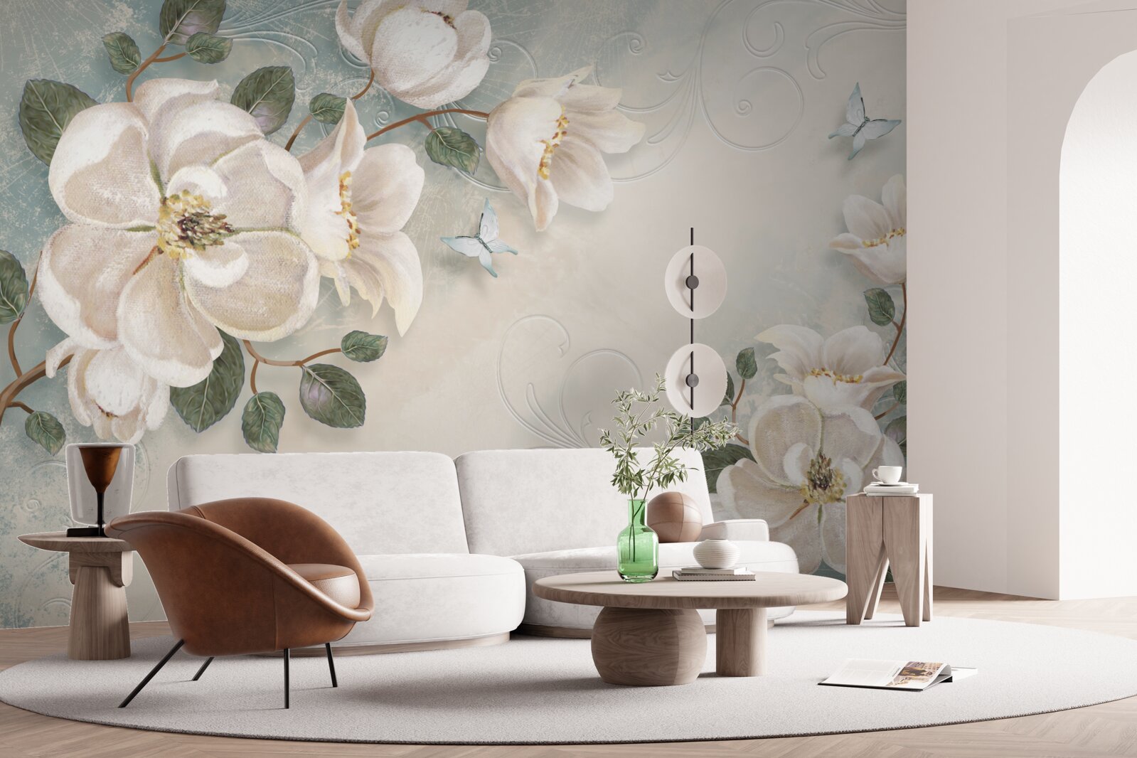 Фотошпалери Білосніжні пелюстки ніжності