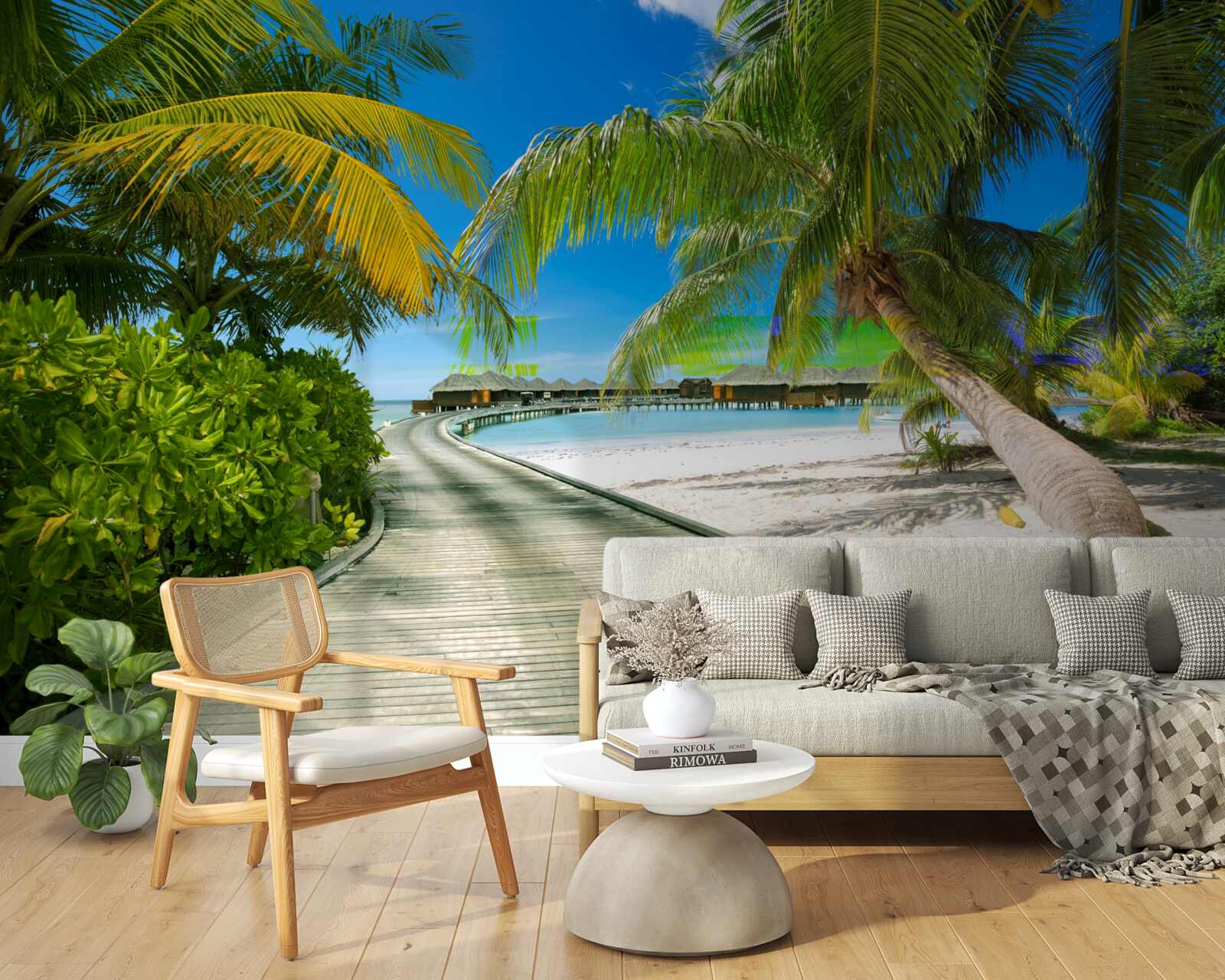 Фотошпалери Стежка до приморських котеджів