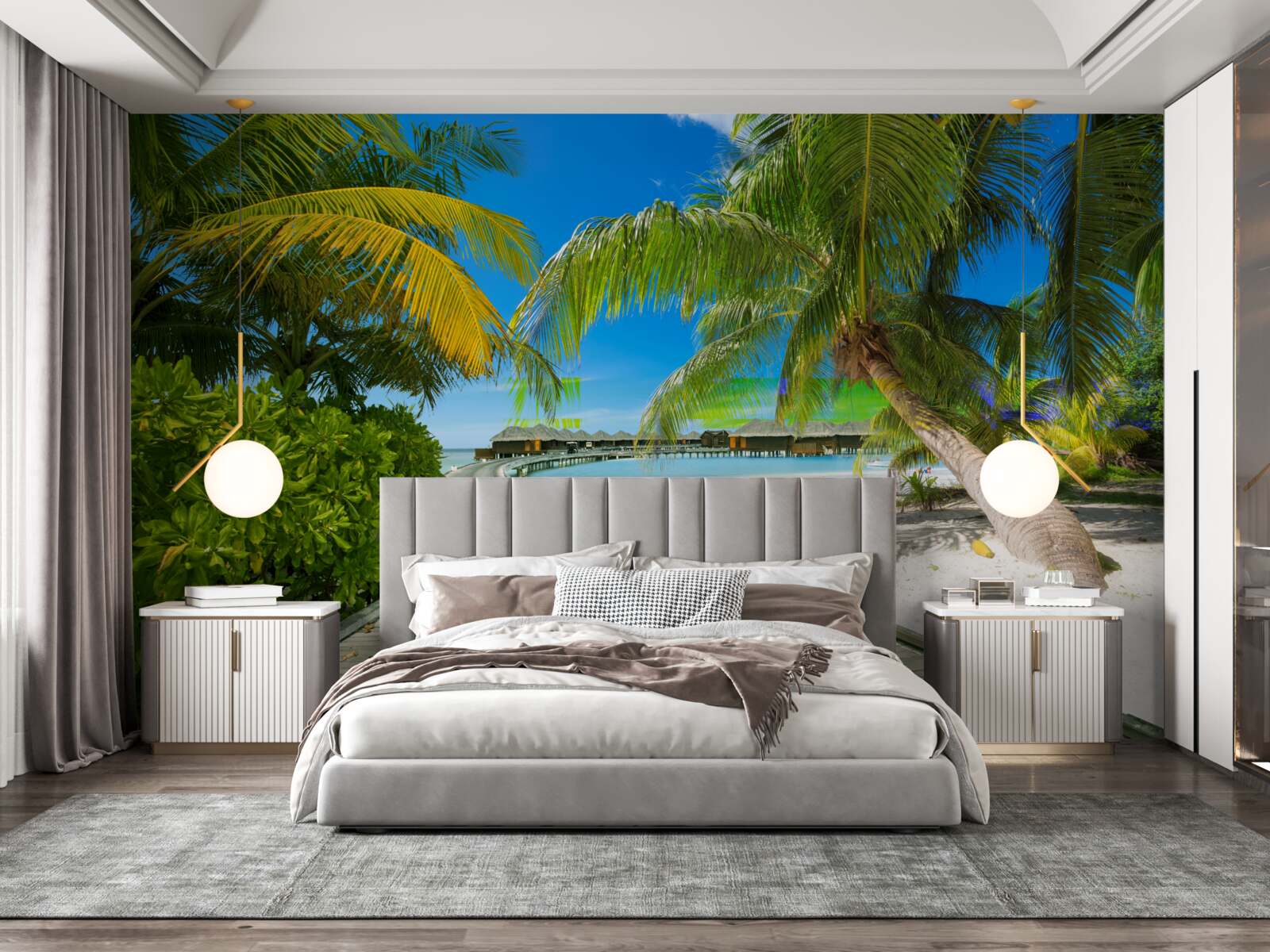 Фотошпалери Стежка до приморських котеджів