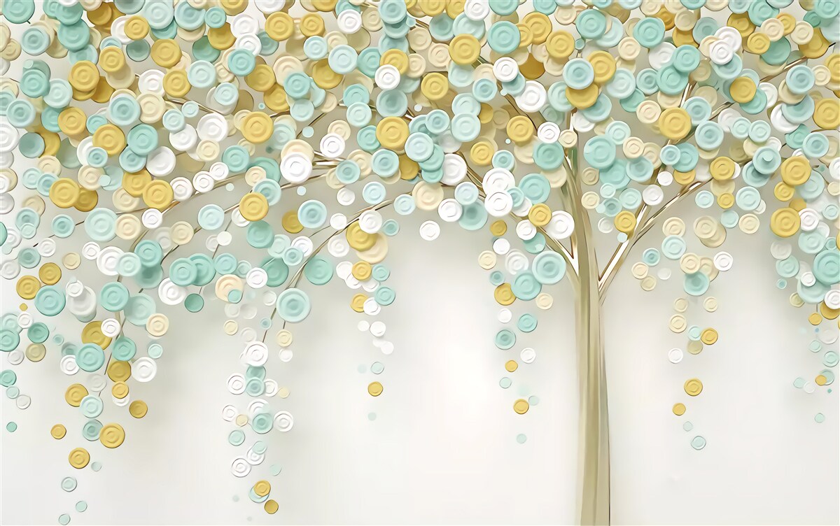 Фотошпалери сяйво літніх відтінків на деревині