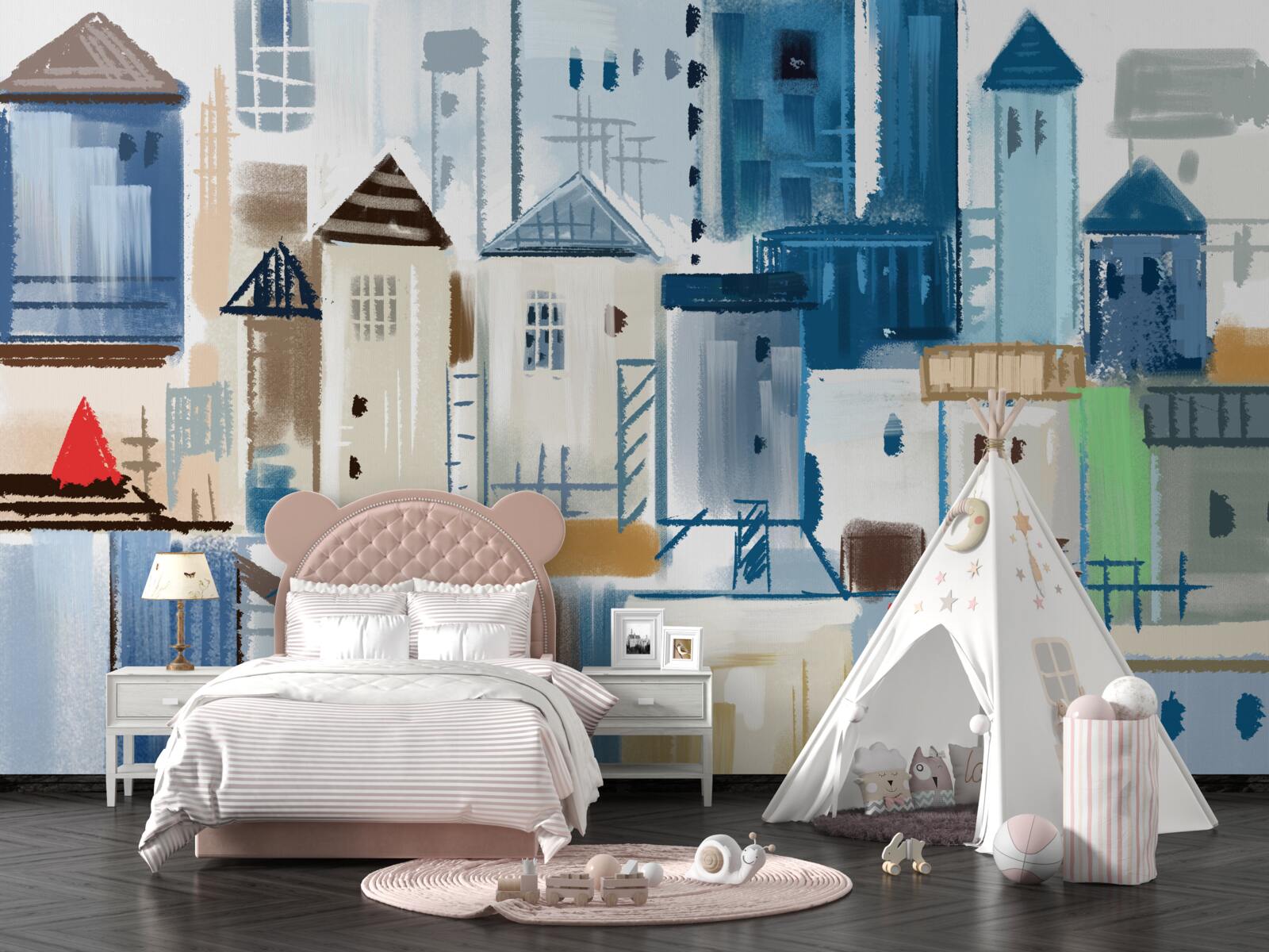 Фотошпалери анімована міська архітектура