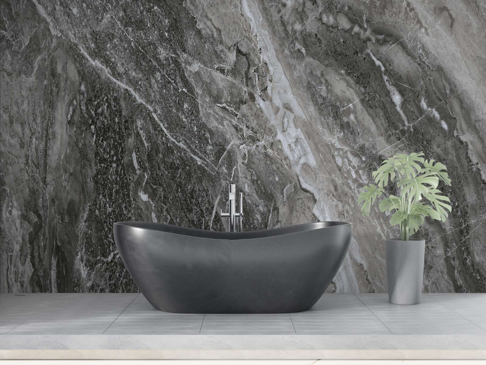 Фотошпалери мармурова абстракція в гуркоті грому