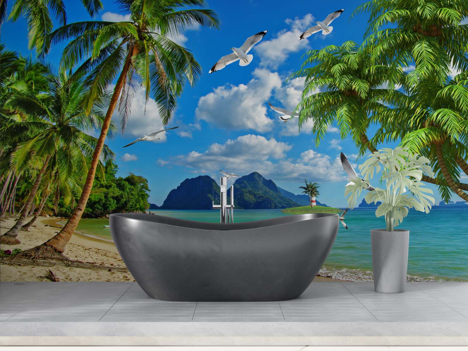 Фотошпалери рай у тропіках
