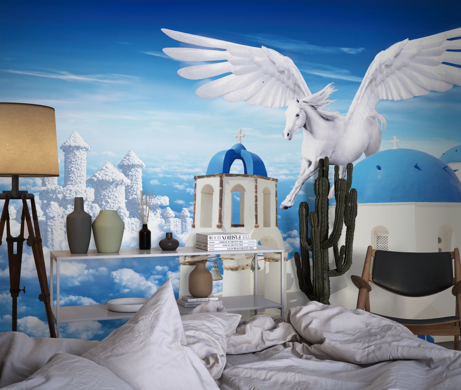 Фотошпалери ковзаючий легкий пегас