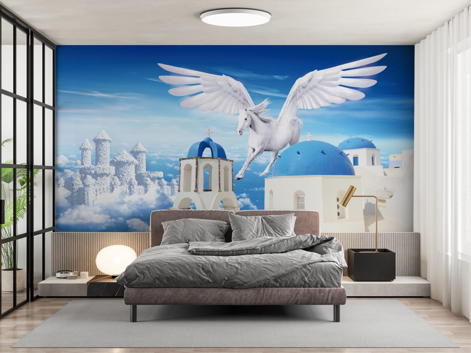 Фотошпалери ковзаючий легкий пегас