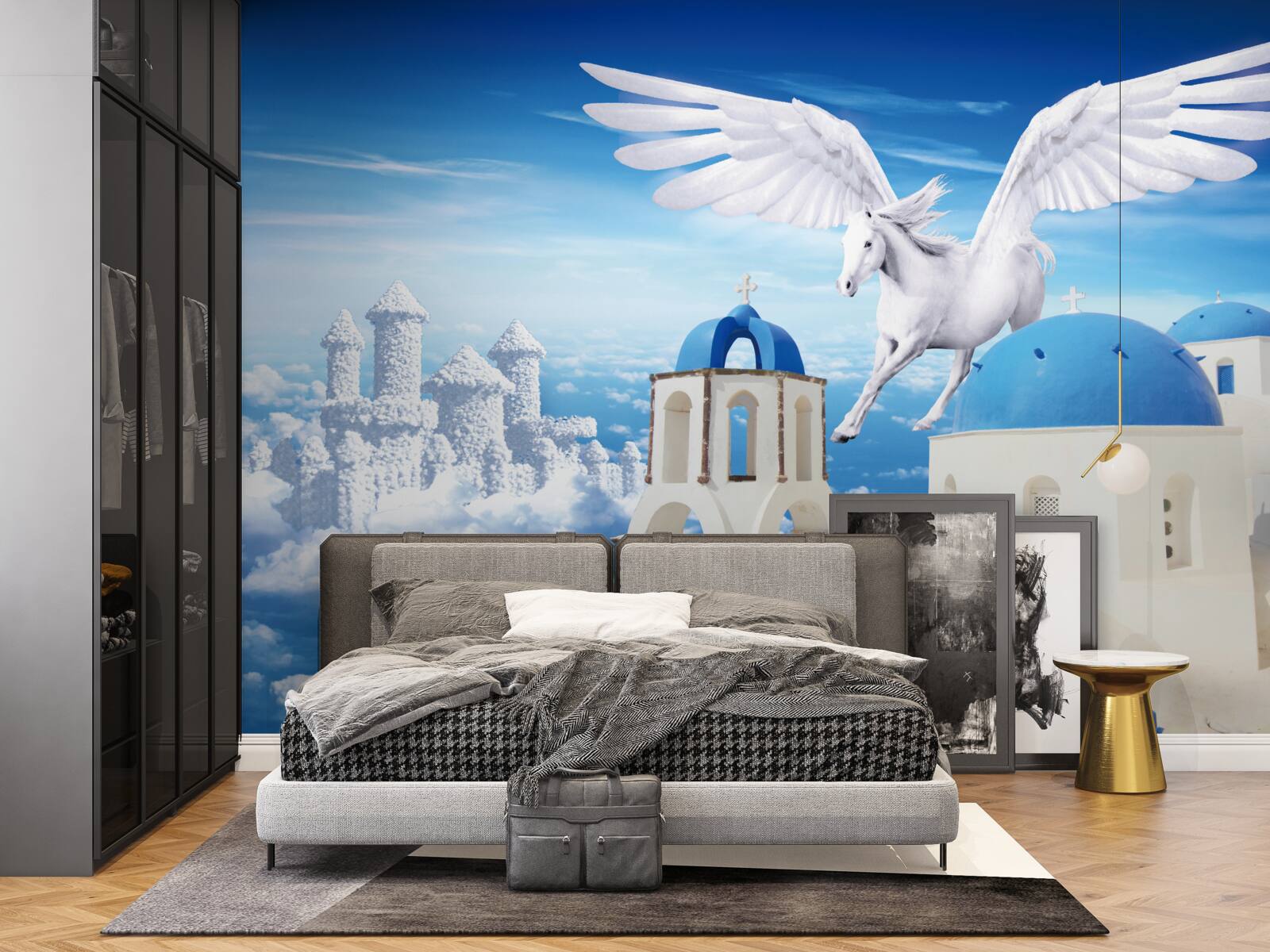 Фотошпалери ковзаючий легкий пегас