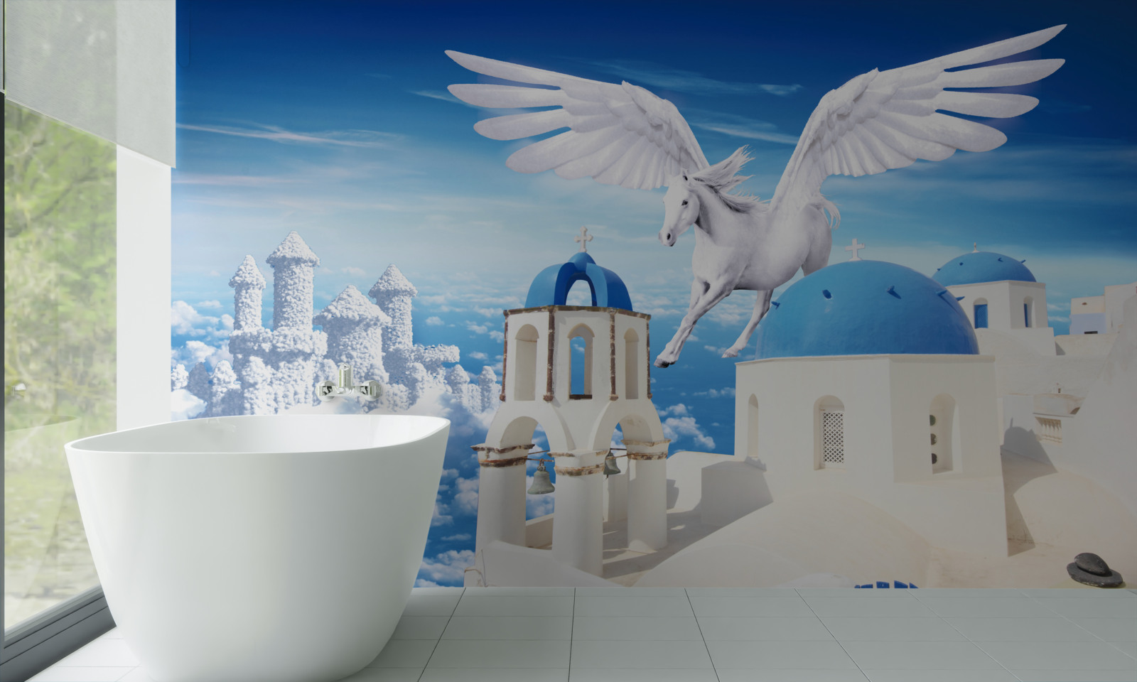 Фотошпалери ковзаючий легкий пегас