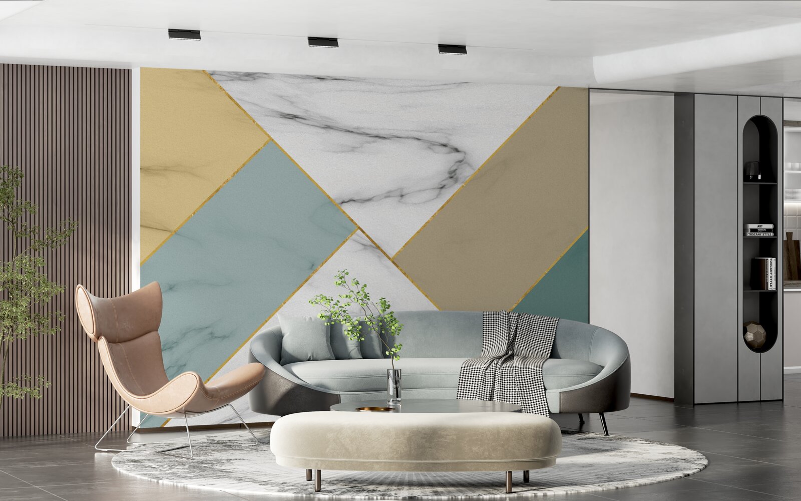 Фотошпалери різнокольоровий мармуровий камінь