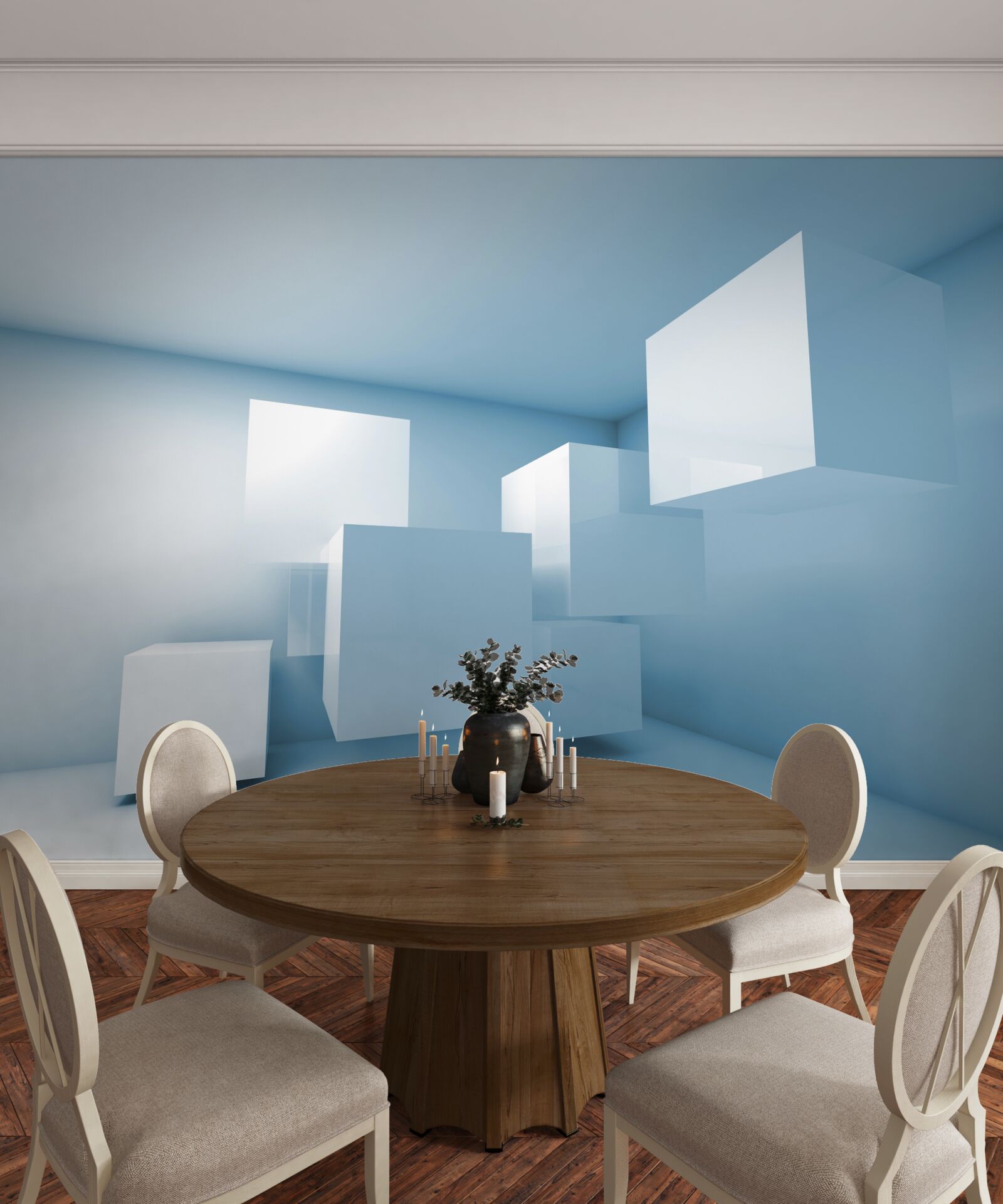 Фотошпалери абстрактна геометрична структура