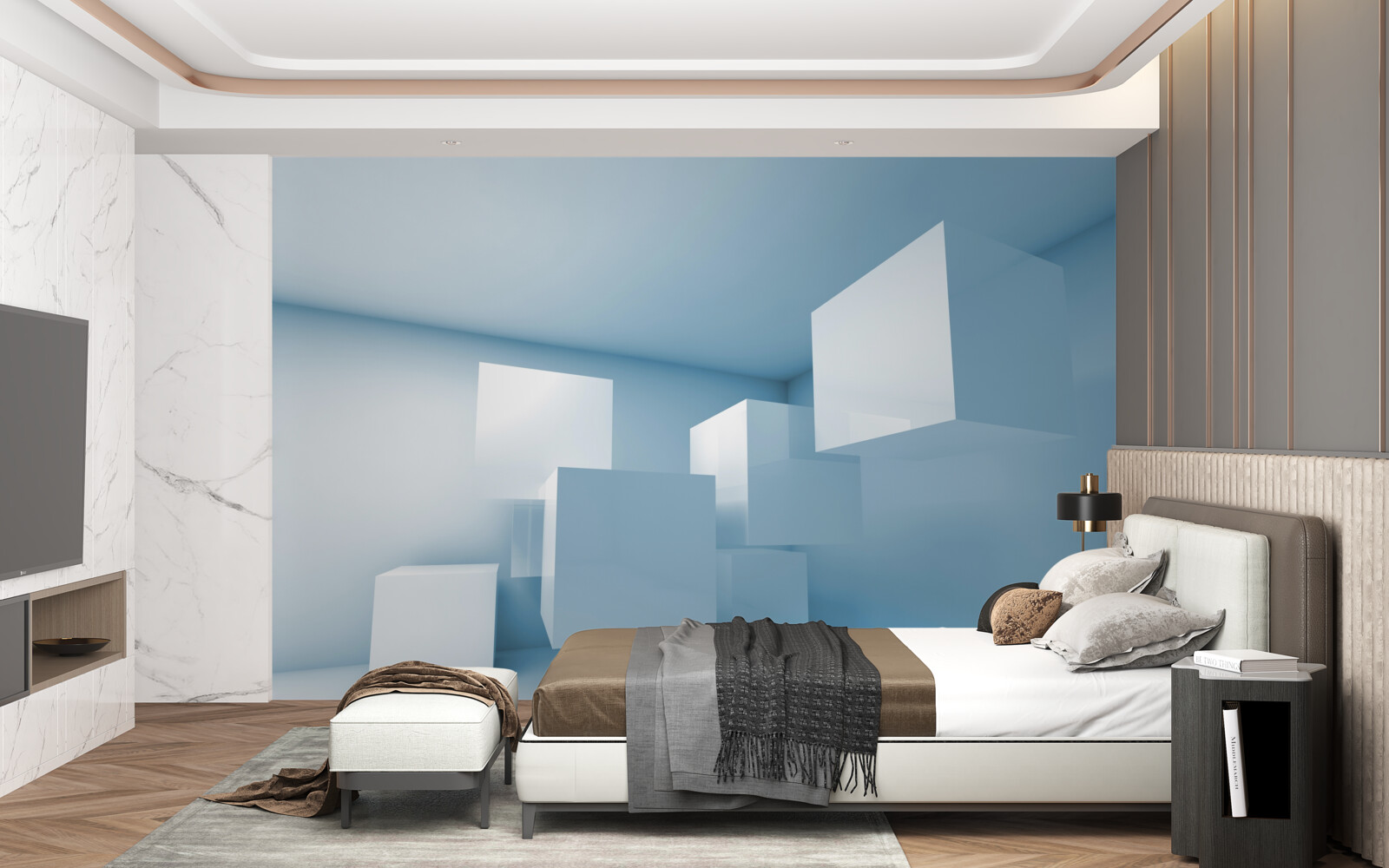 Фотошпалери абстрактна геометрична структура