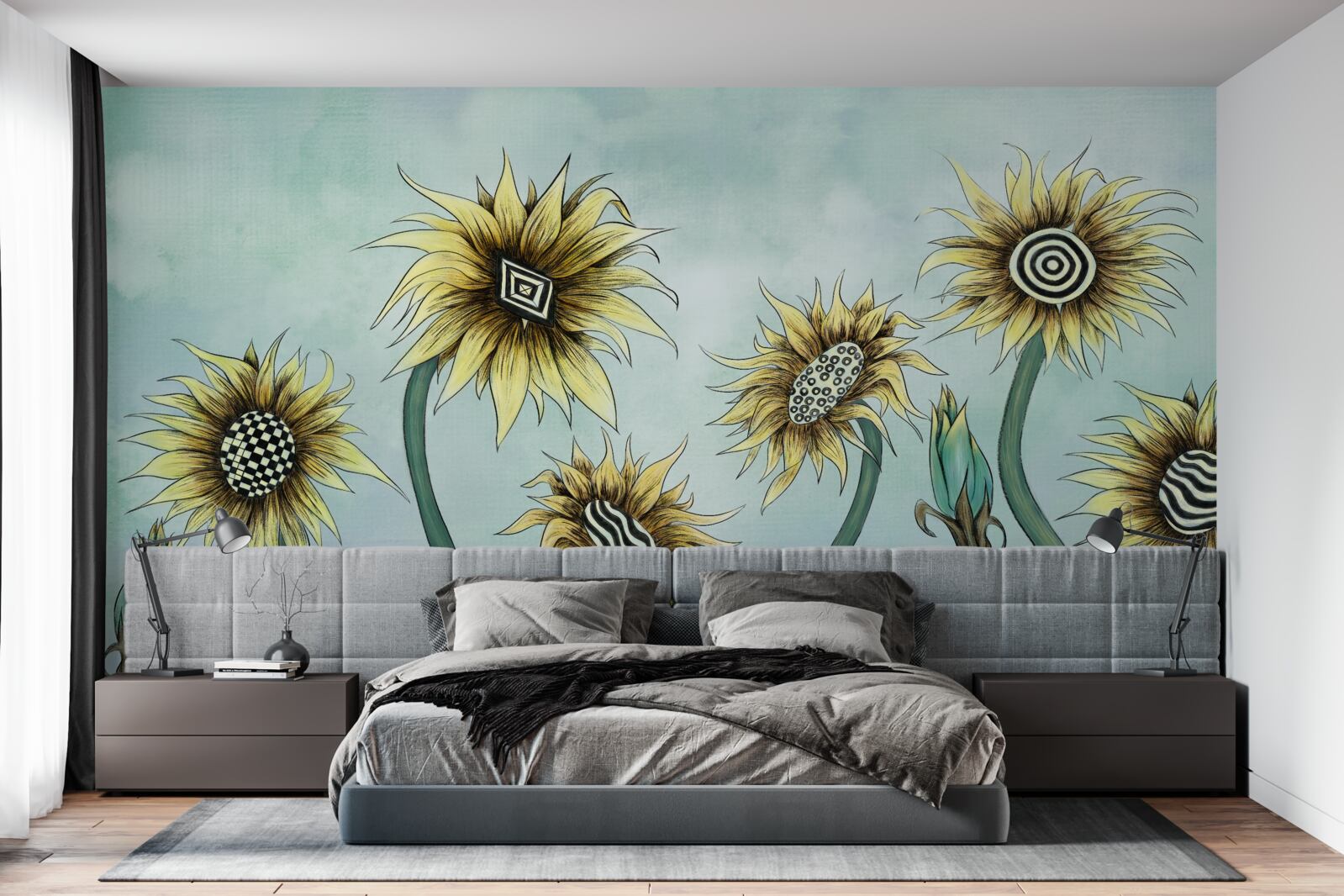 Фотошпалери дивовижні золоті бутони