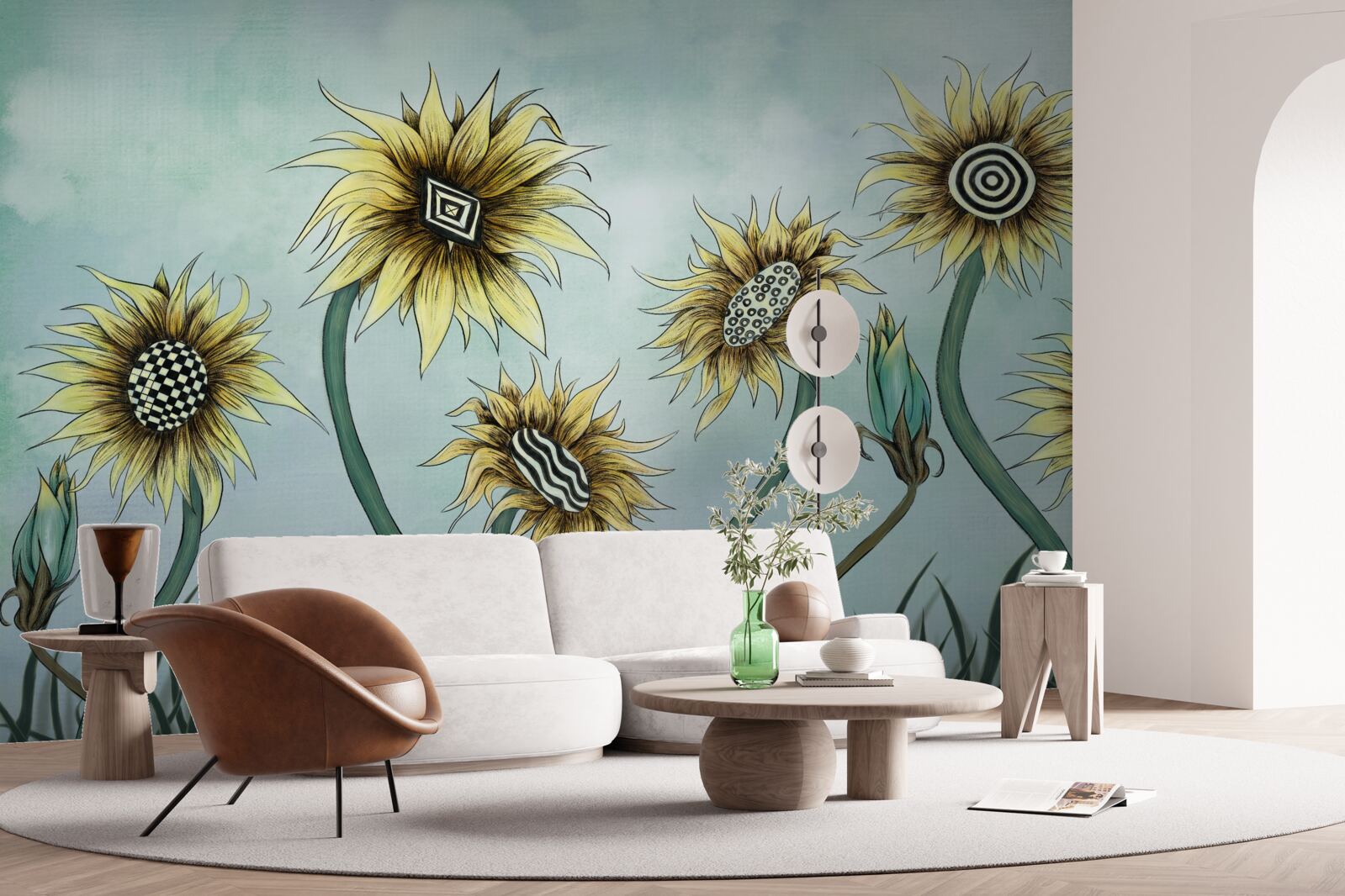 Фотошпалери дивовижні золоті бутони