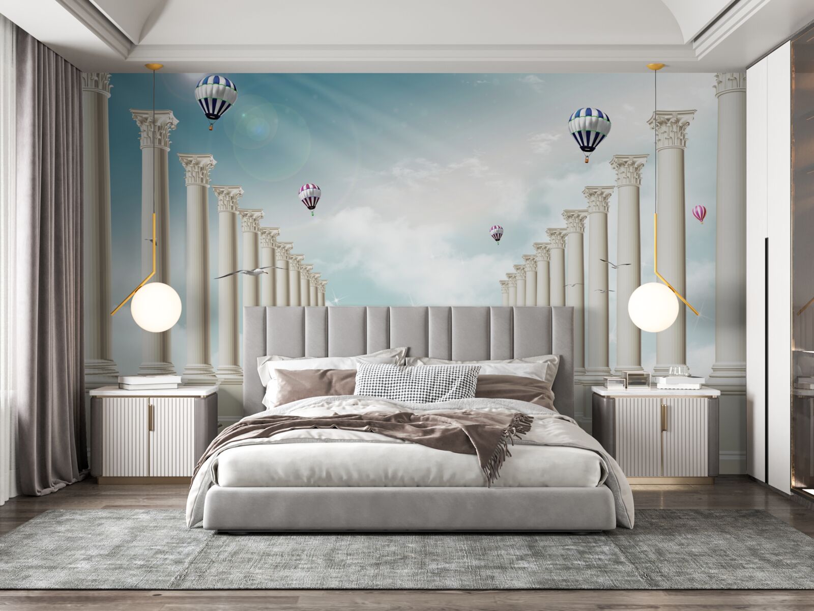 Фотошпалери Єгипетські арки на тлі блакитного неба