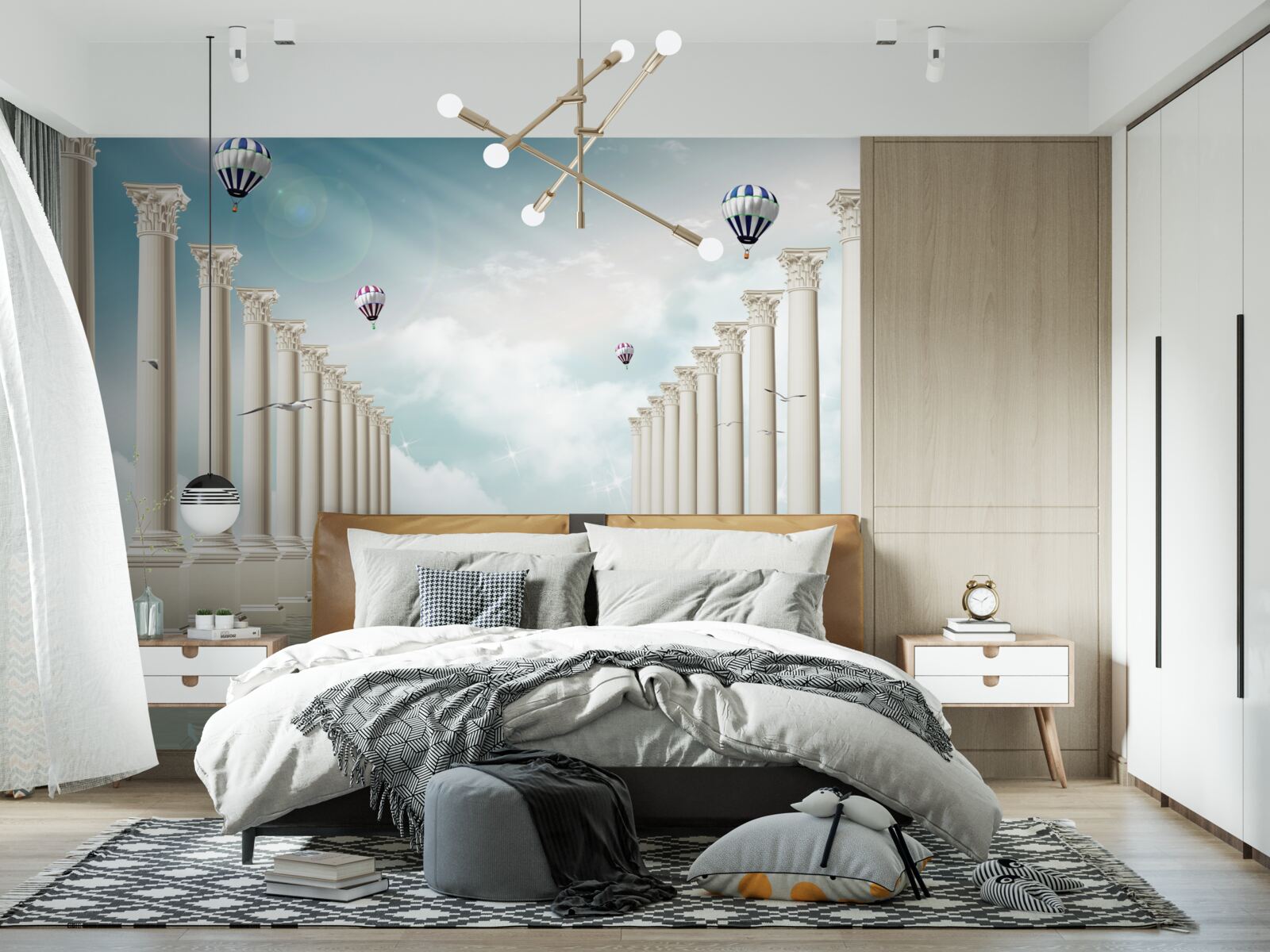 Фотошпалери Єгипетські арки на тлі блакитного неба