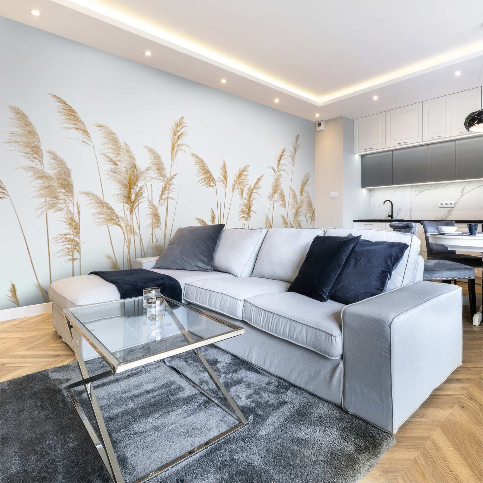 Фотошпалери туман серед очерету