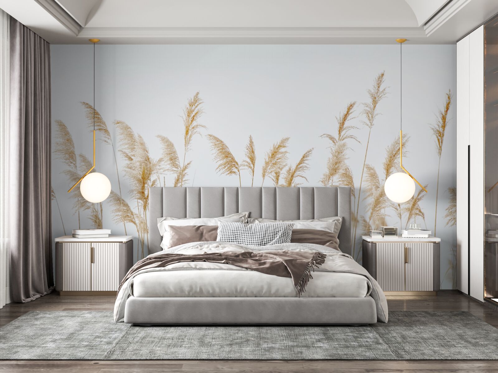 Фотошпалери туман серед очерету