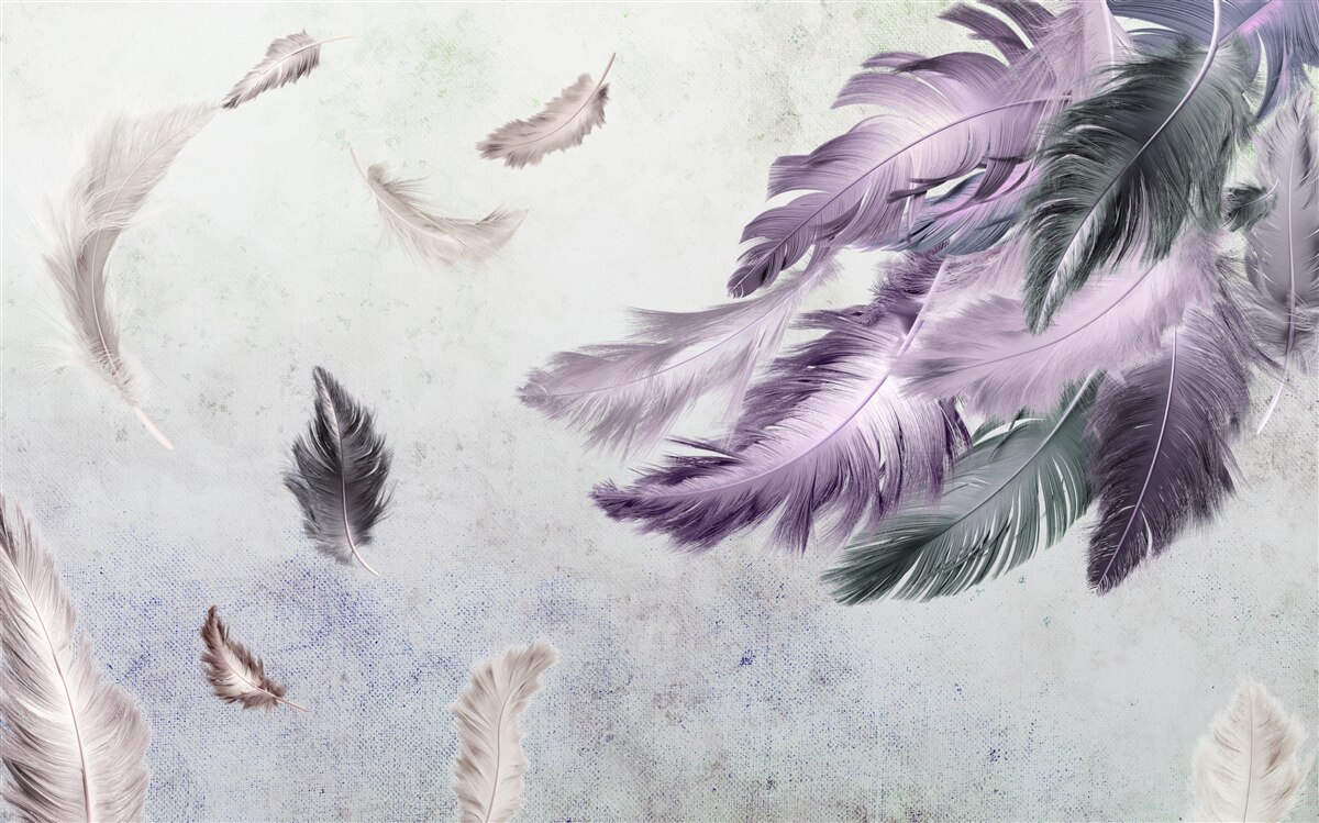 Фотошпалери політ легкого пір'я