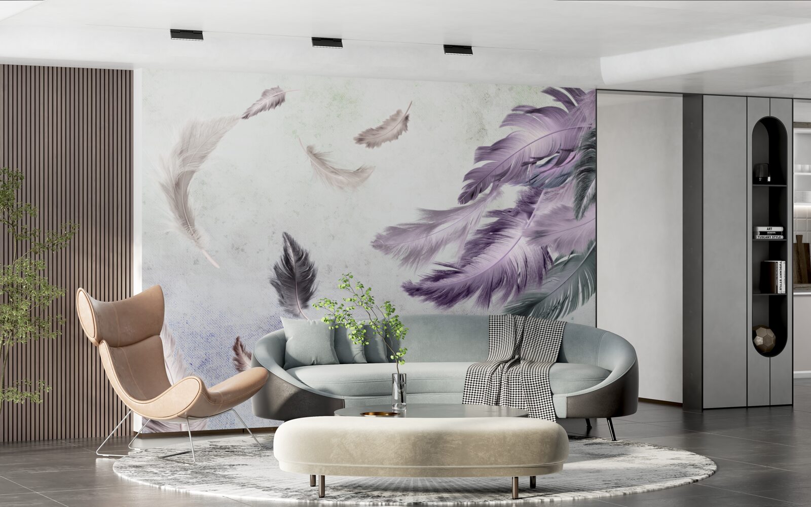 Фотошпалери політ легкого пір'я