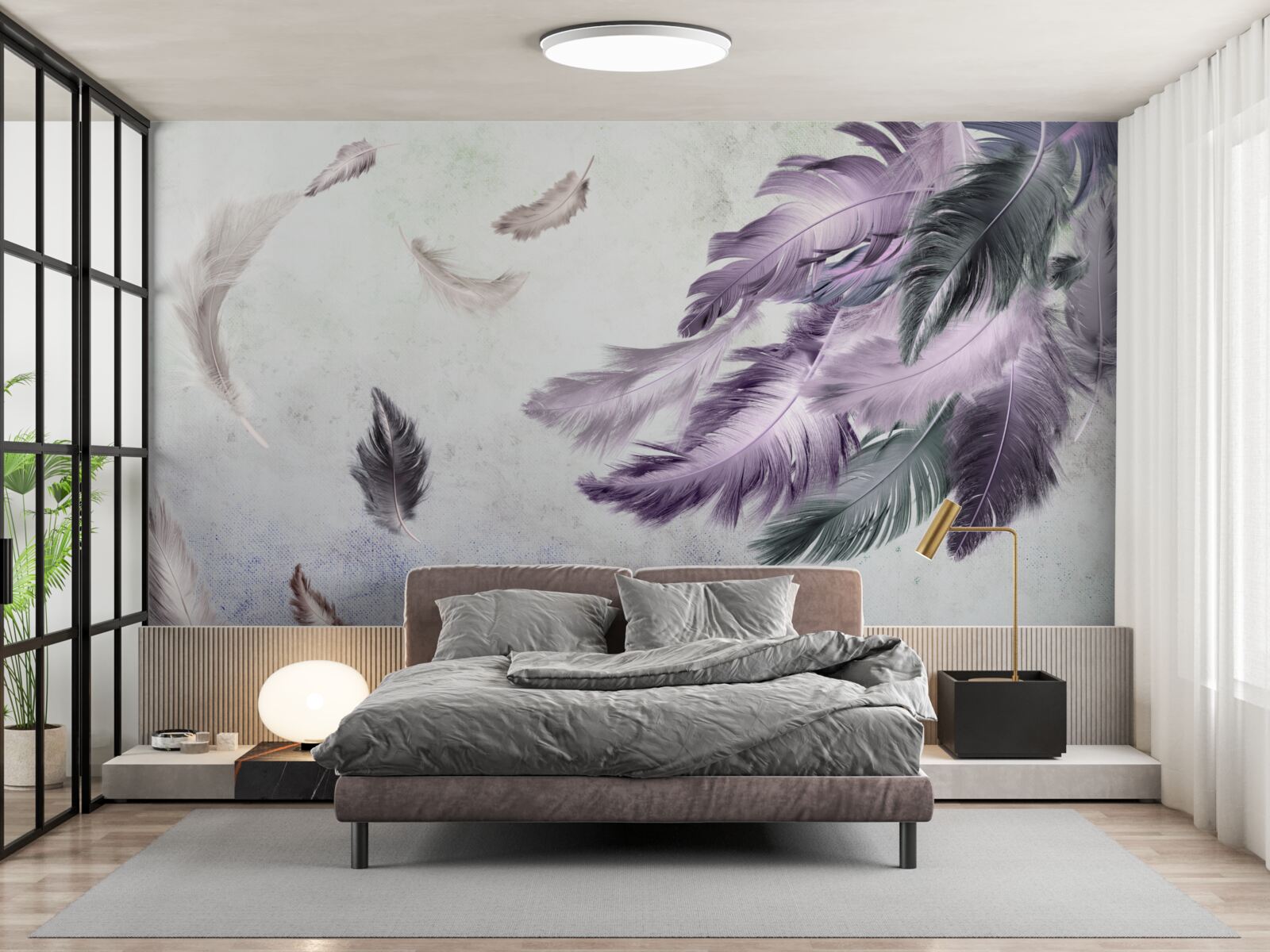 Фотошпалери політ легкого пір'я