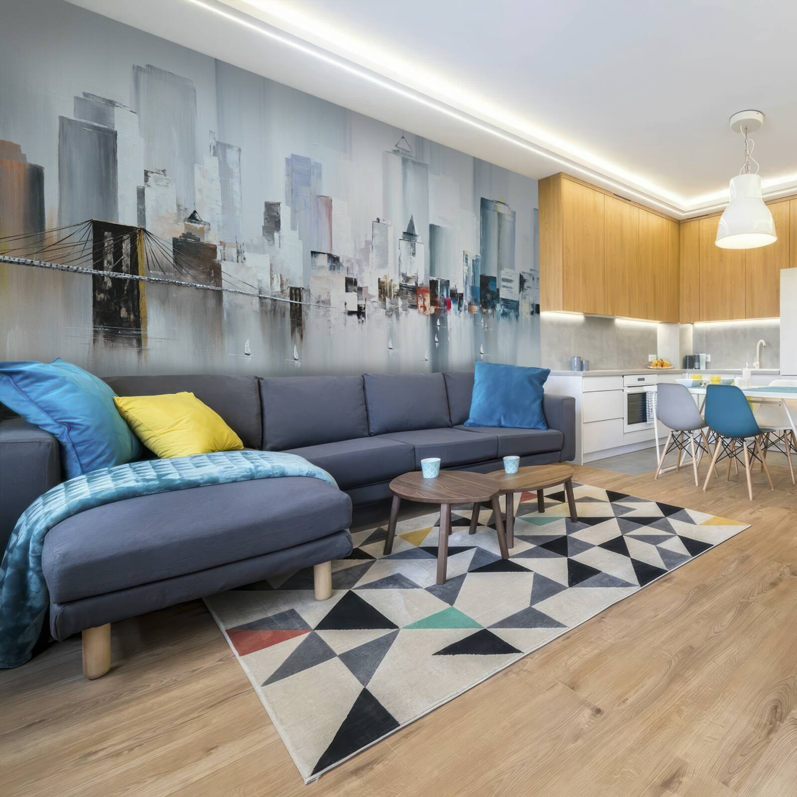 Фотошпалери під час дощової погоди в нью-йорку