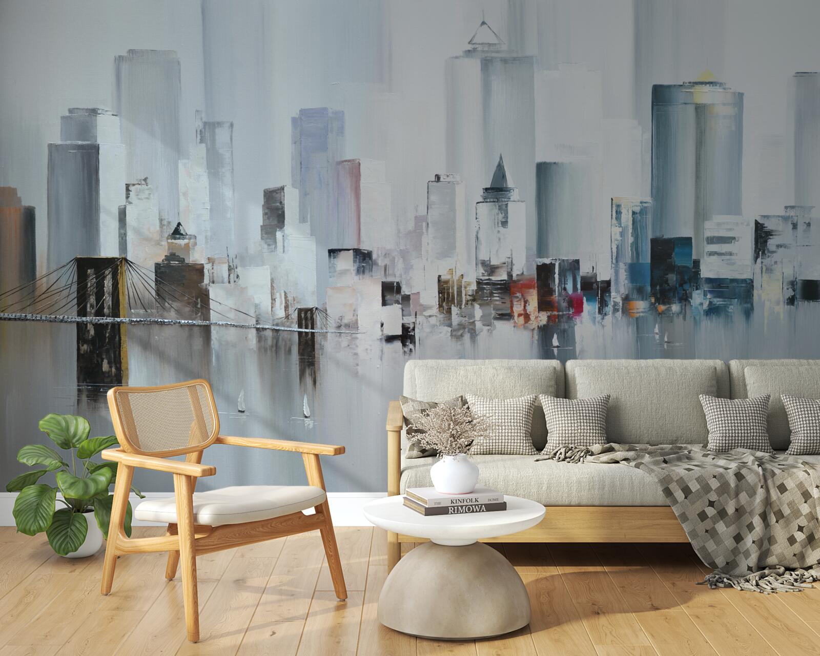 Фотошпалери під час дощової погоди в нью-йорку