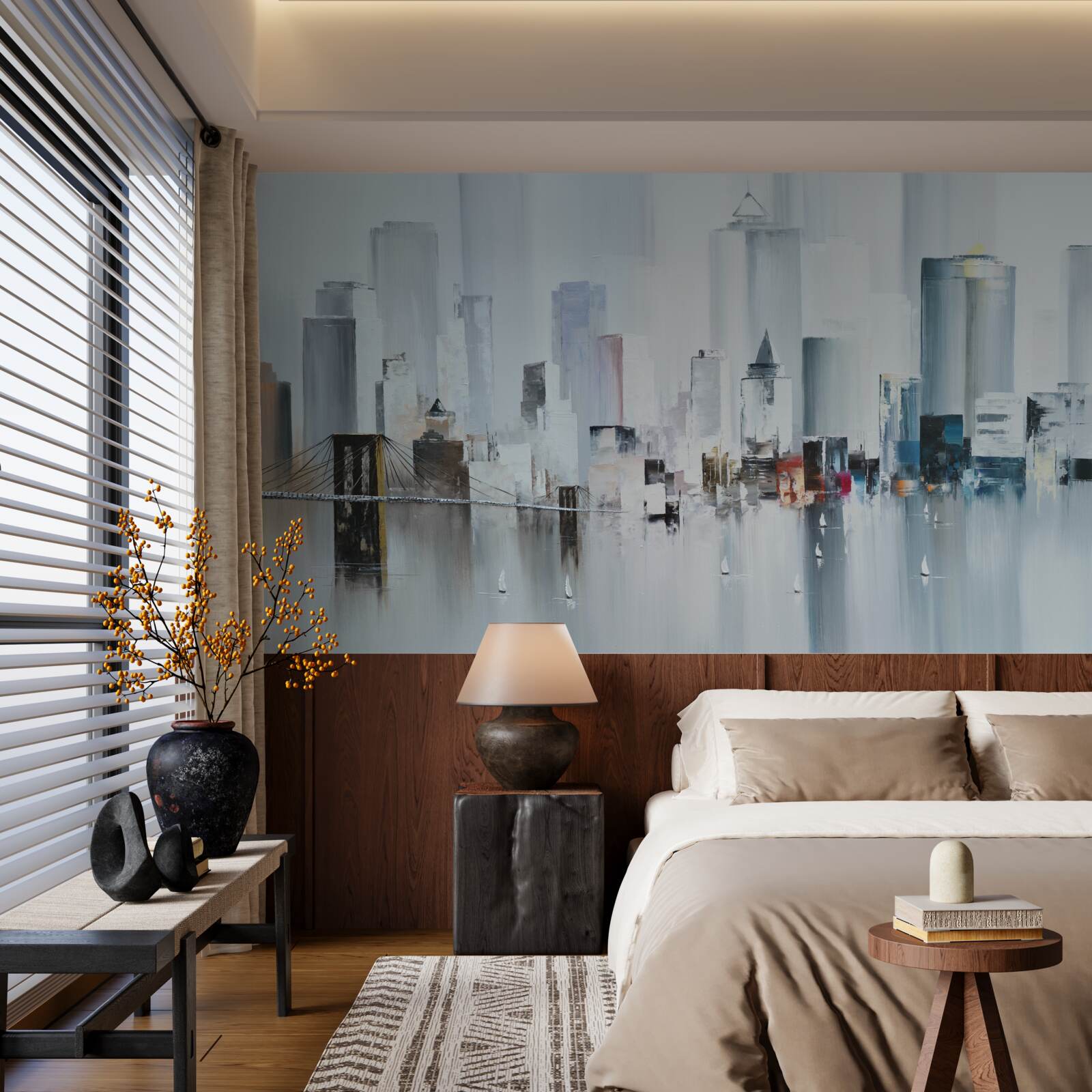 Фотошпалери під час дощової погоди в нью-йорку