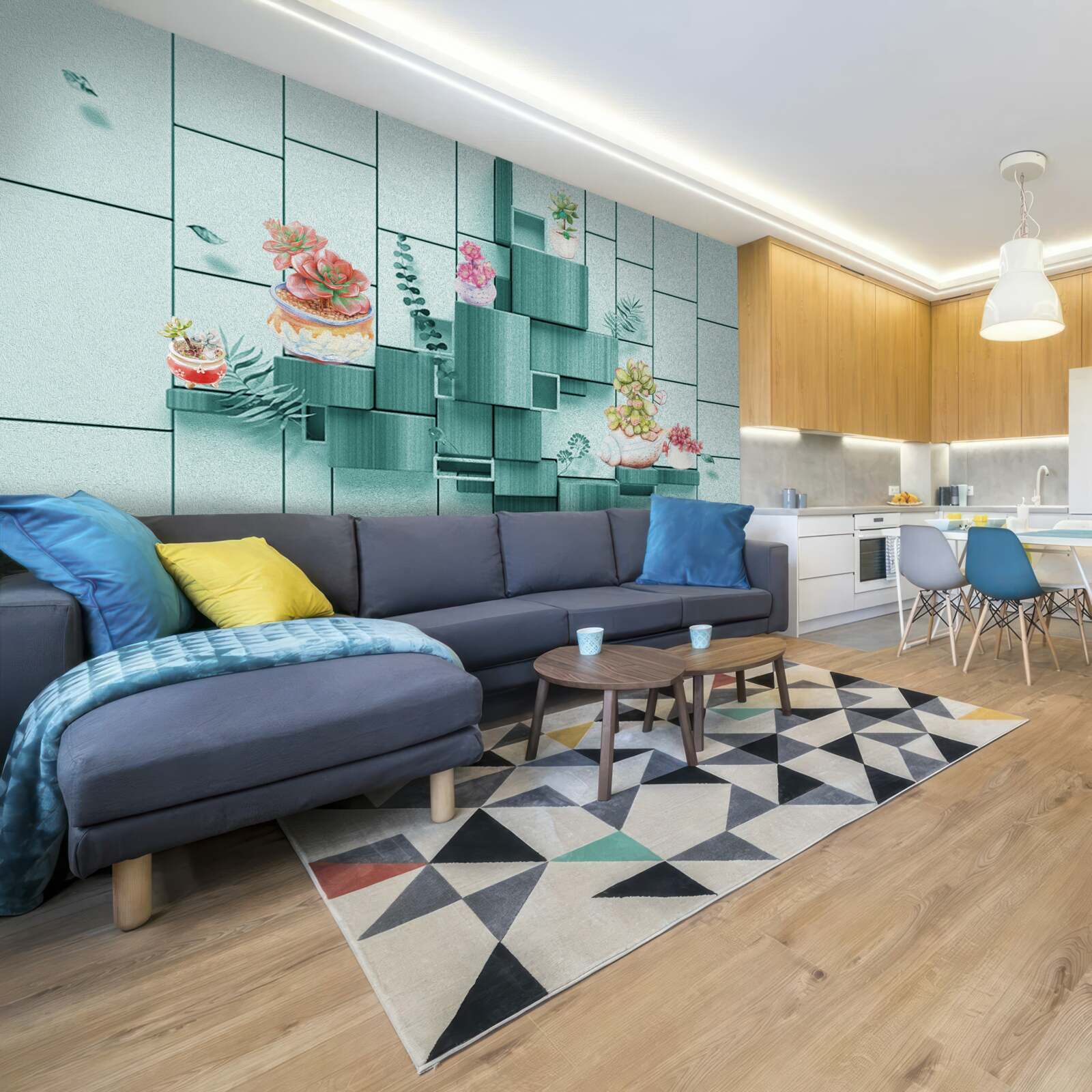 Фотошпалери горщики для квітів та рослин