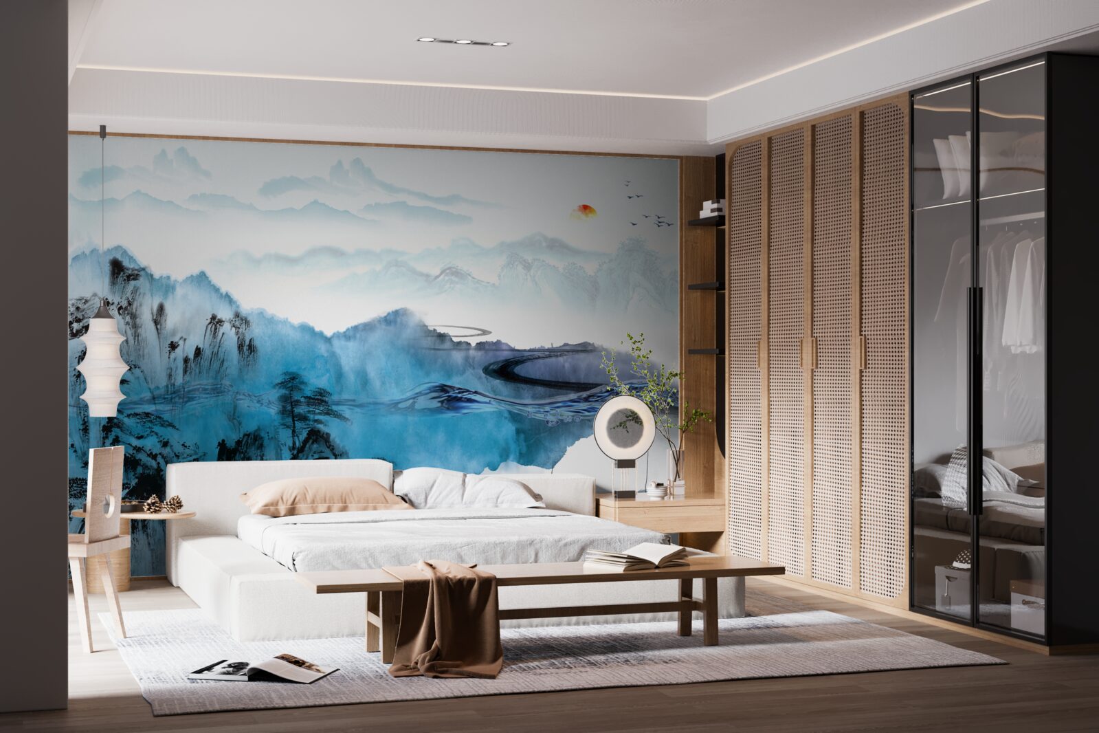 Фотошпалери гірське рибальське село