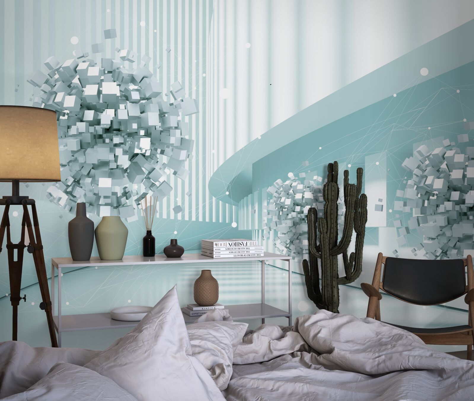 Фотошпалери невидимі кулі ковзають по траєкторії