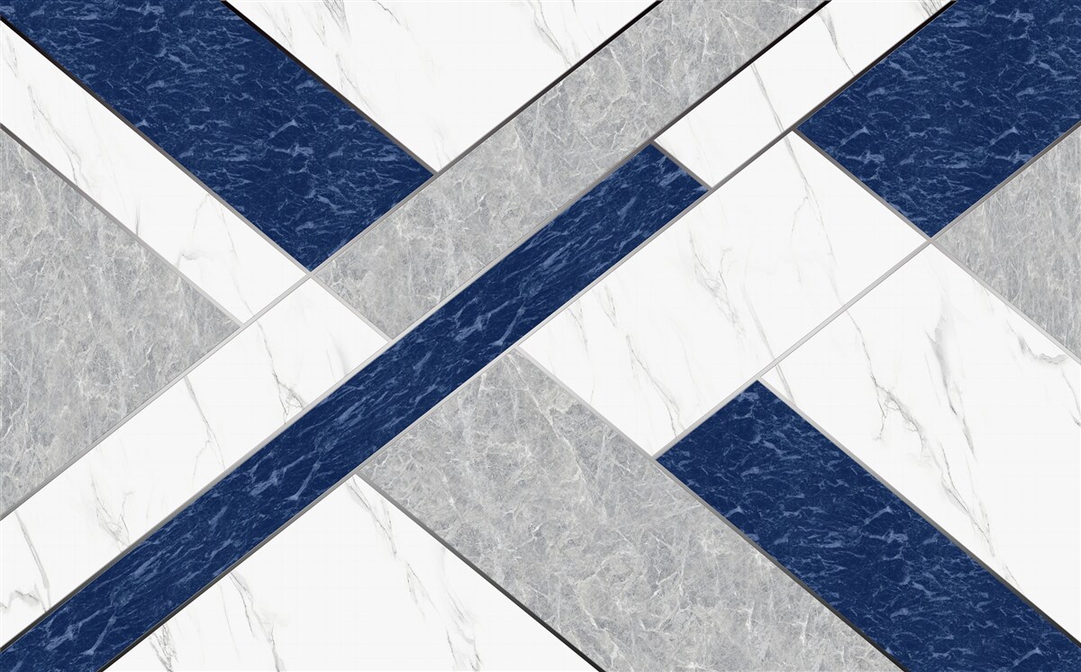 Фотошпалери на шляху до синьо-сірих смуг