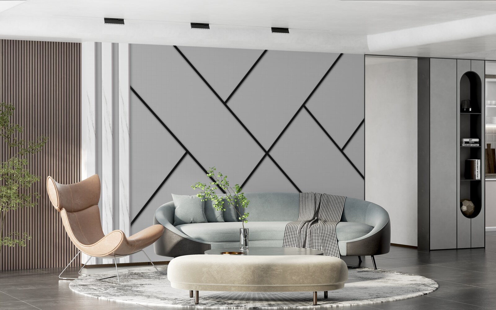 Фотошпалери перетин прямих траєкторій